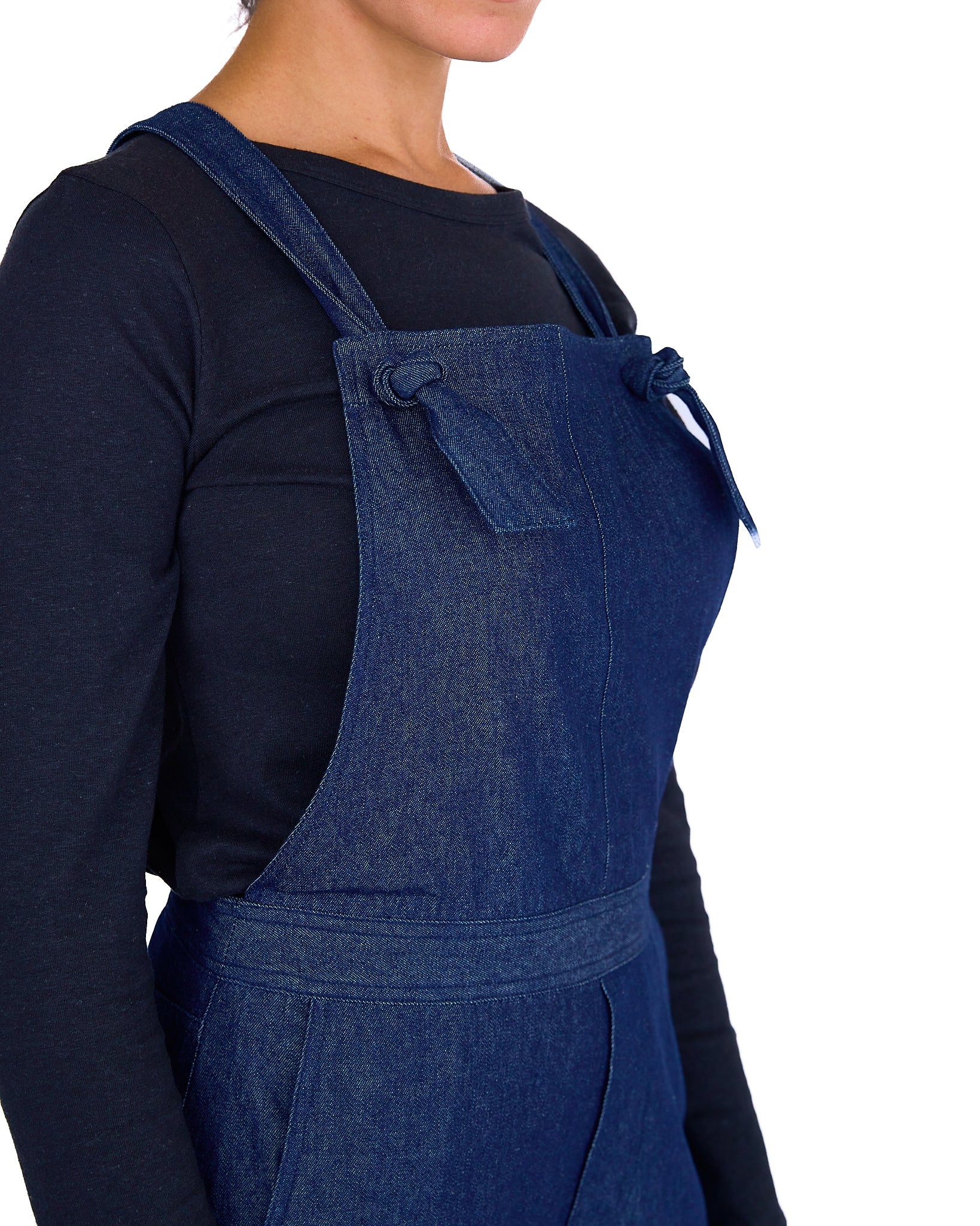 The Alex Denim Overalls - Dark Wash - XS | DEVAN GREGORI