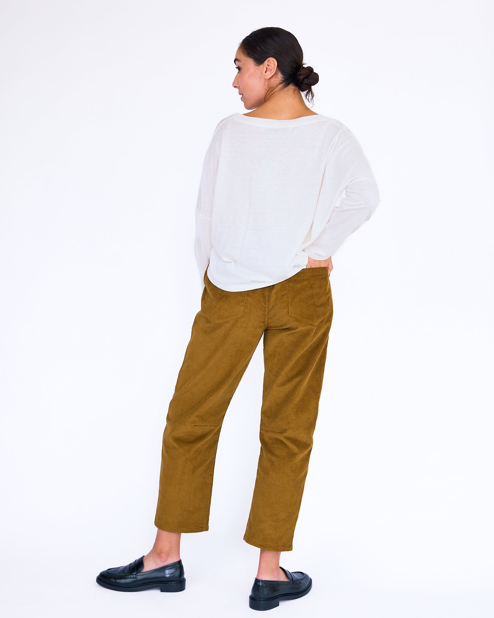 The Amelia Pant - Olive - XS | DEVAN GREGORI