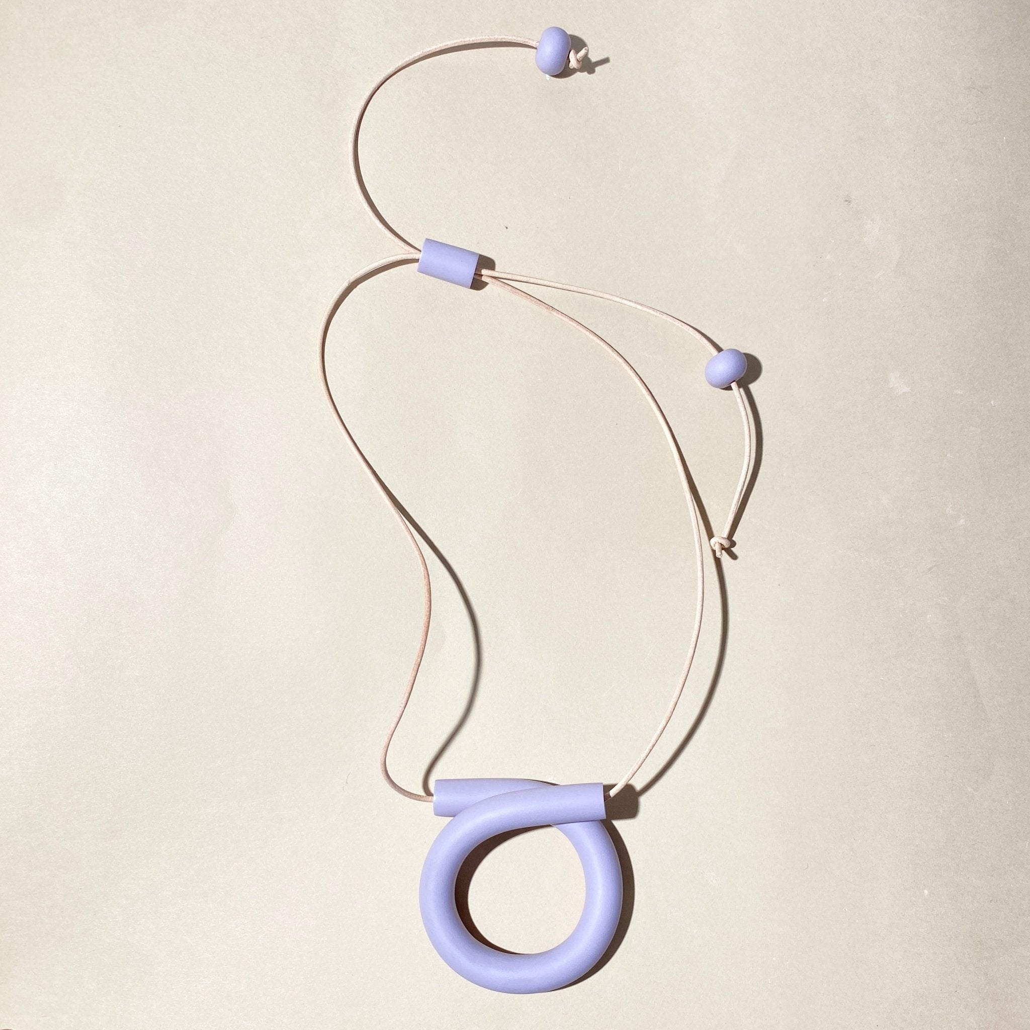 Loop Necklace - Lavender - | Little Pieces Jewelry