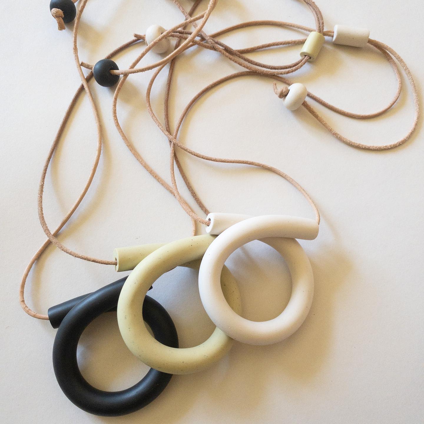 Loop Necklace - Lavender - | Little Pieces Jewelry