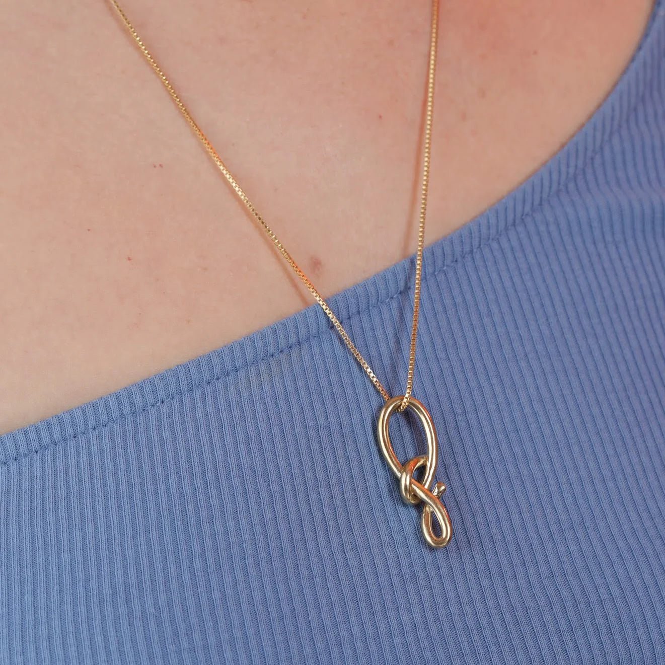 The Charm Loop Necklace - Bronze - | Take Shape Studio