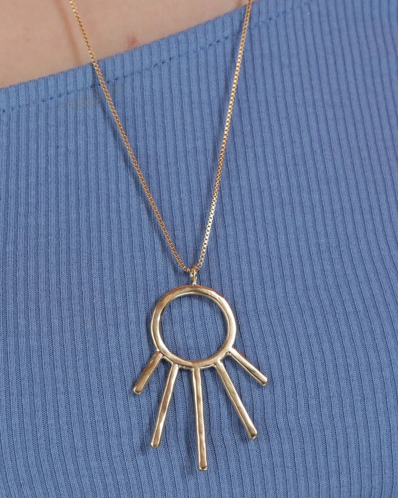 The Halo Necklace - Bronze - | Take Shape Studio