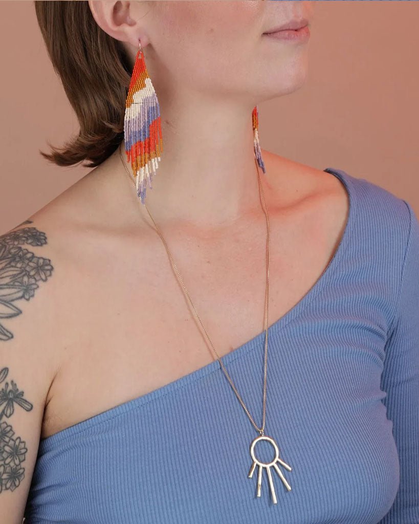 The Halo Necklace - Bronze - | Take Shape Studio