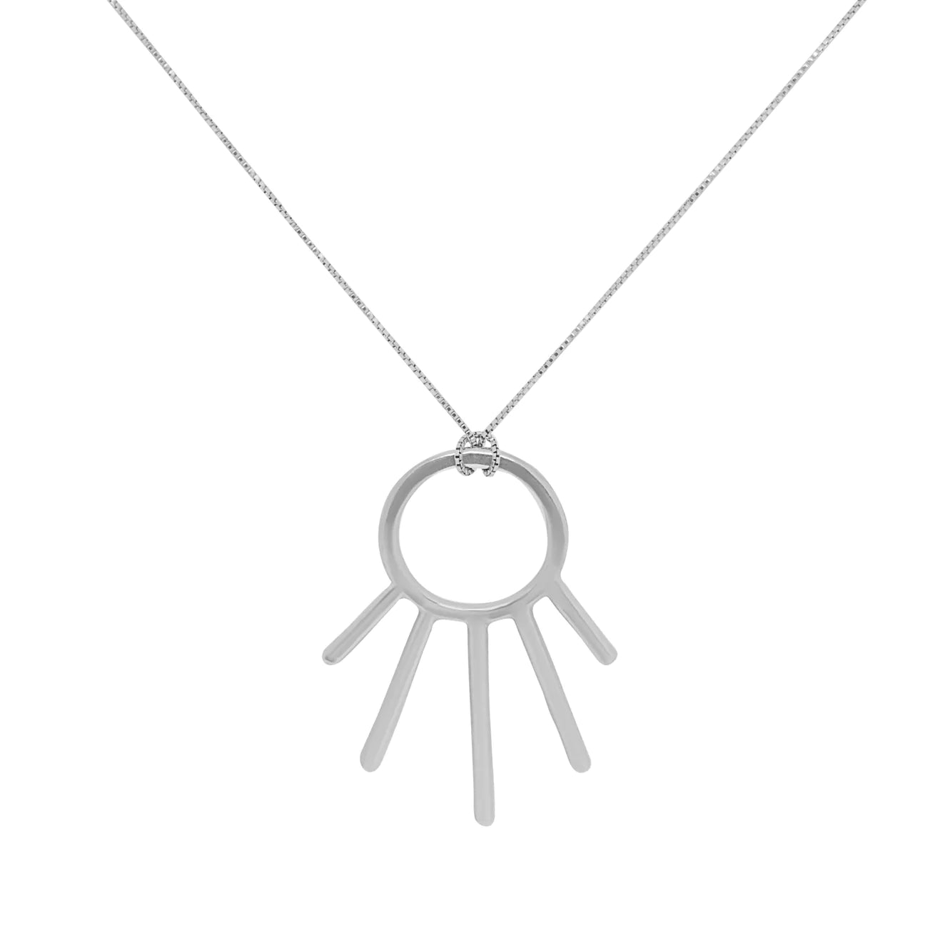 The Halo Necklace - Silver - | Take Shape Studio