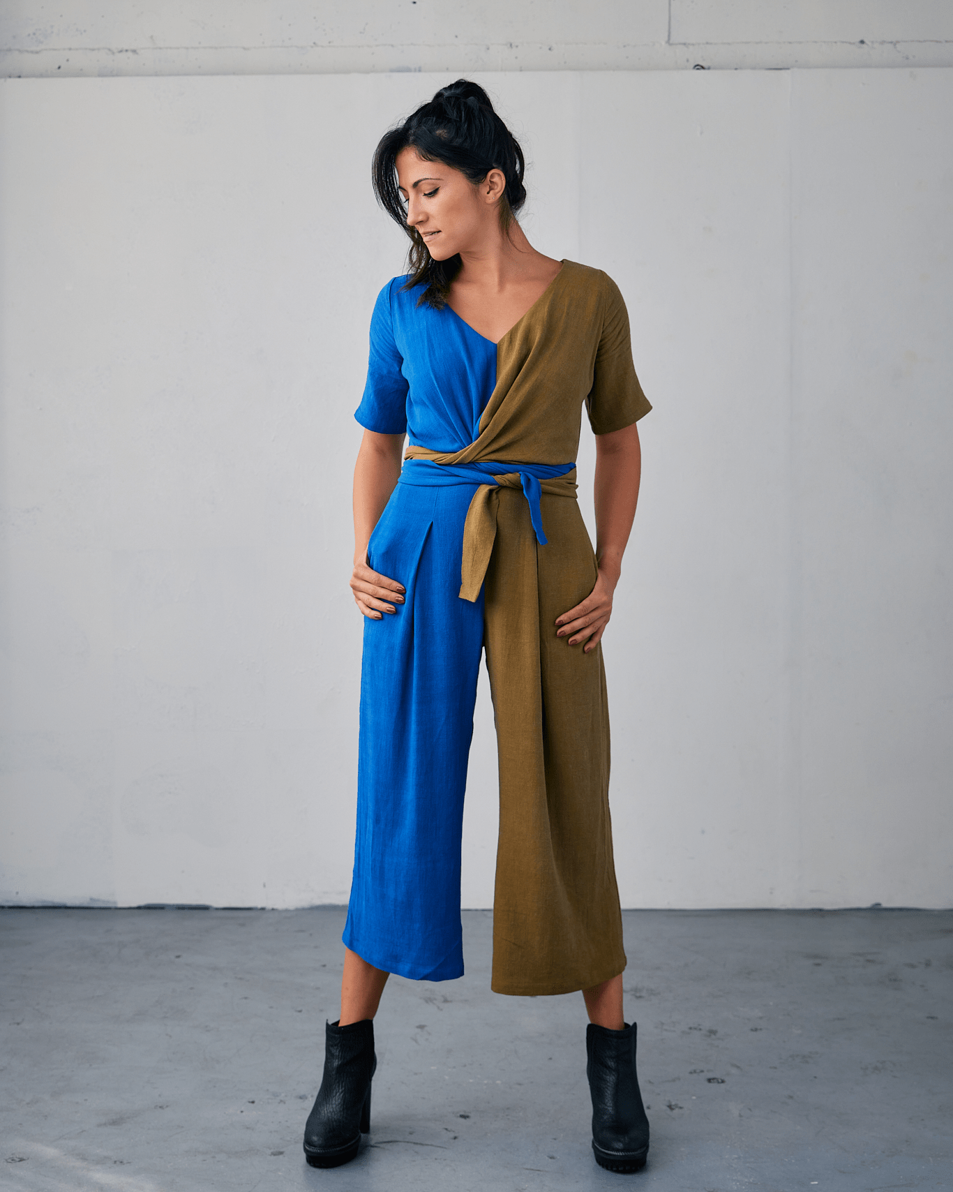 The Isabel Split Jumpsuit - Extra Small - | DEVAN GREGORI