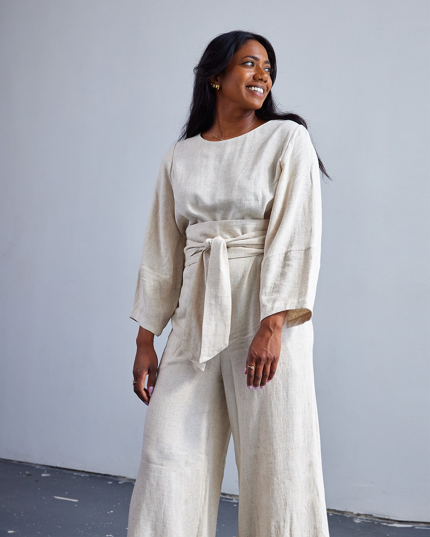 The Jill Jumpsuit - Natural - Extra Small - | DEVAN GREGORI