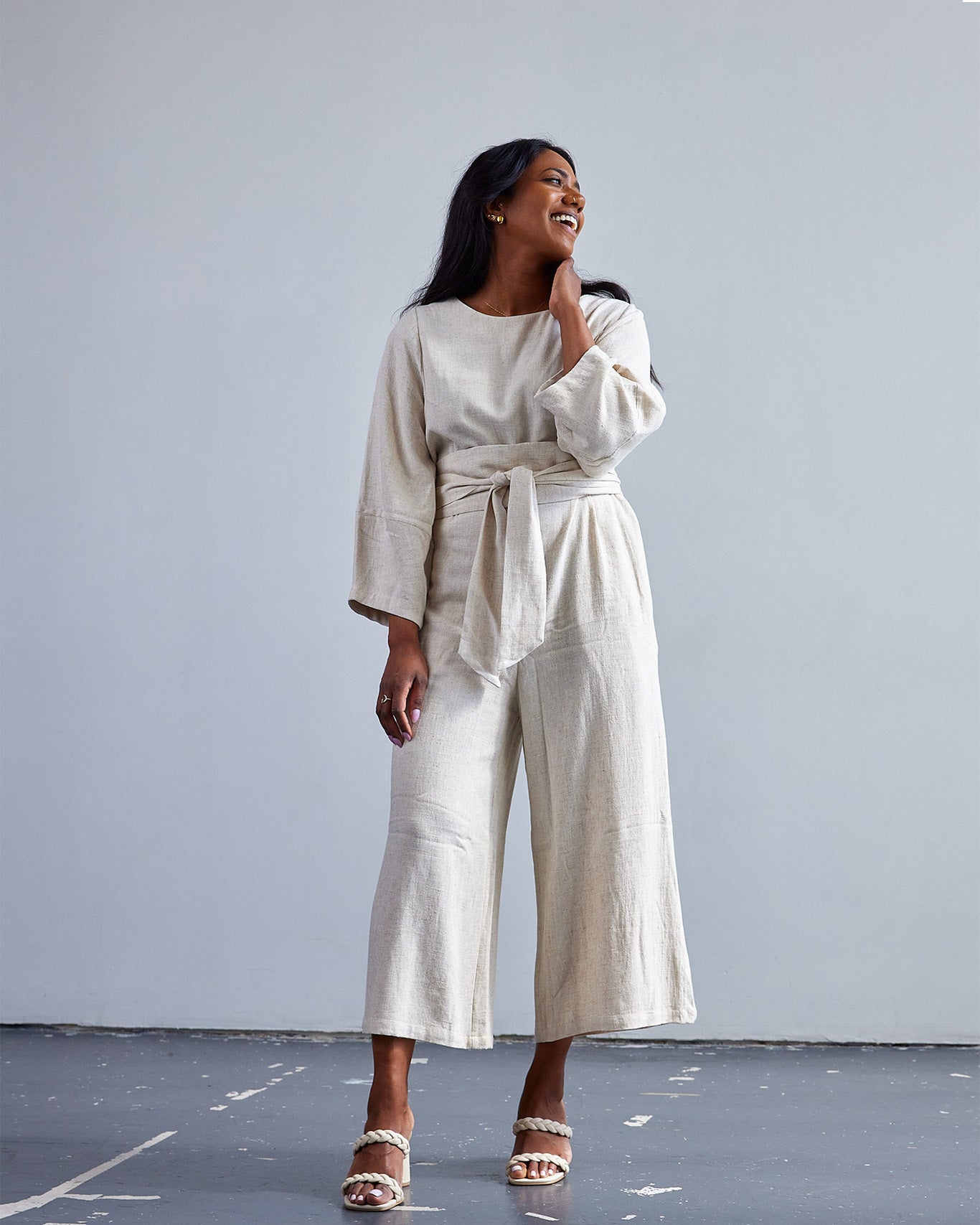 The Jill Jumpsuit - Natural - Extra Small - | DEVAN GREGORI