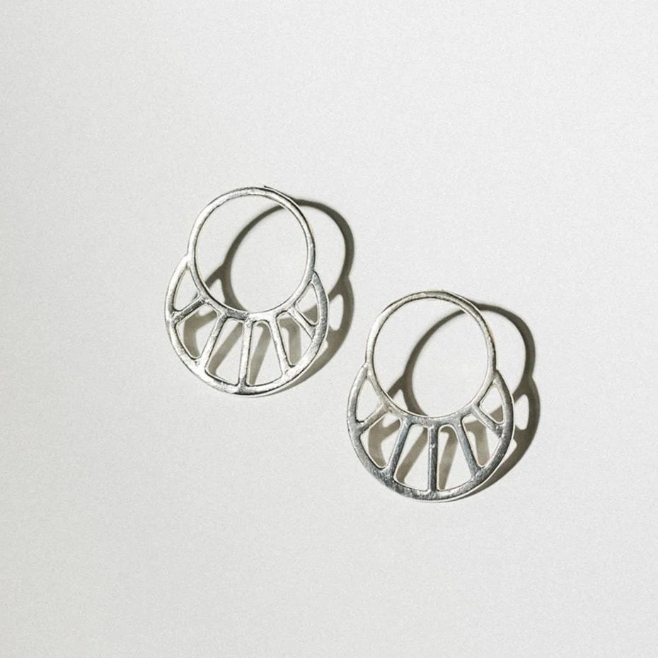 The Mini Sunrise Earrings - Bronze - | Take Shape Studio