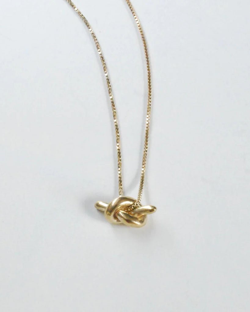 The Mink Knot Necklace - Bronze - | Take Shape Studio