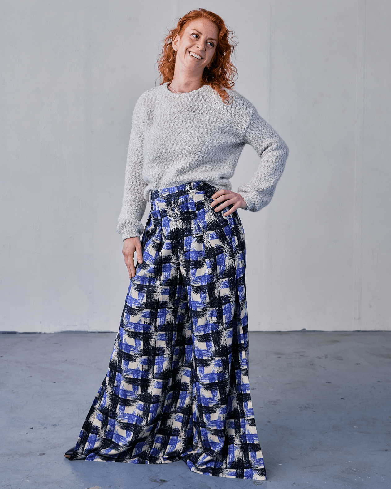 The Printed Sasha Pant - Extra Small - | DEVAN GREGORI