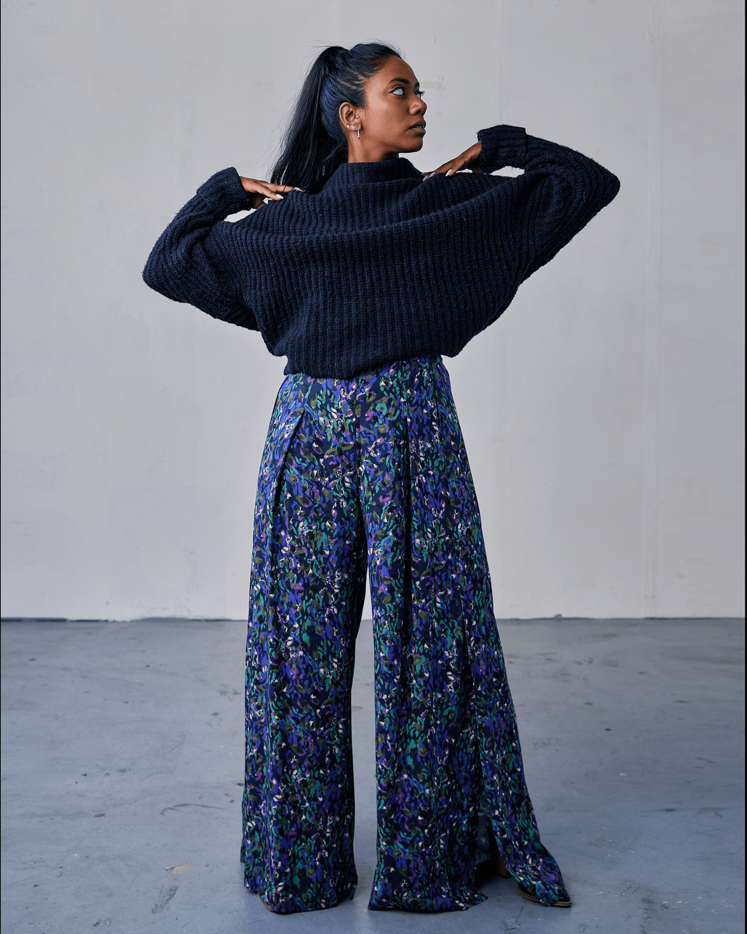 The Printed Sasha Pant - Extra Small - | DEVAN GREGORI