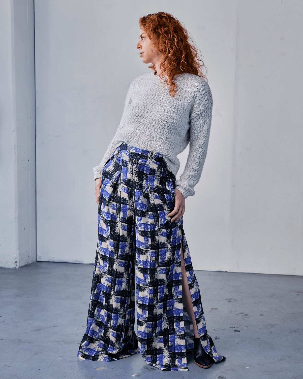 The Printed Sasha Pant - Extra Small - | DEVAN GREGORI