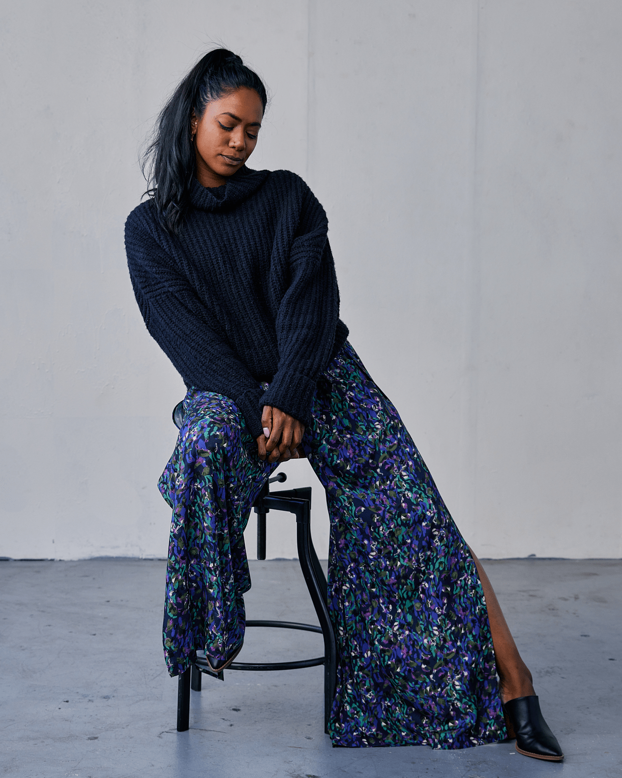 The Printed Sasha Pant - Extra Small - | DEVAN GREGORI