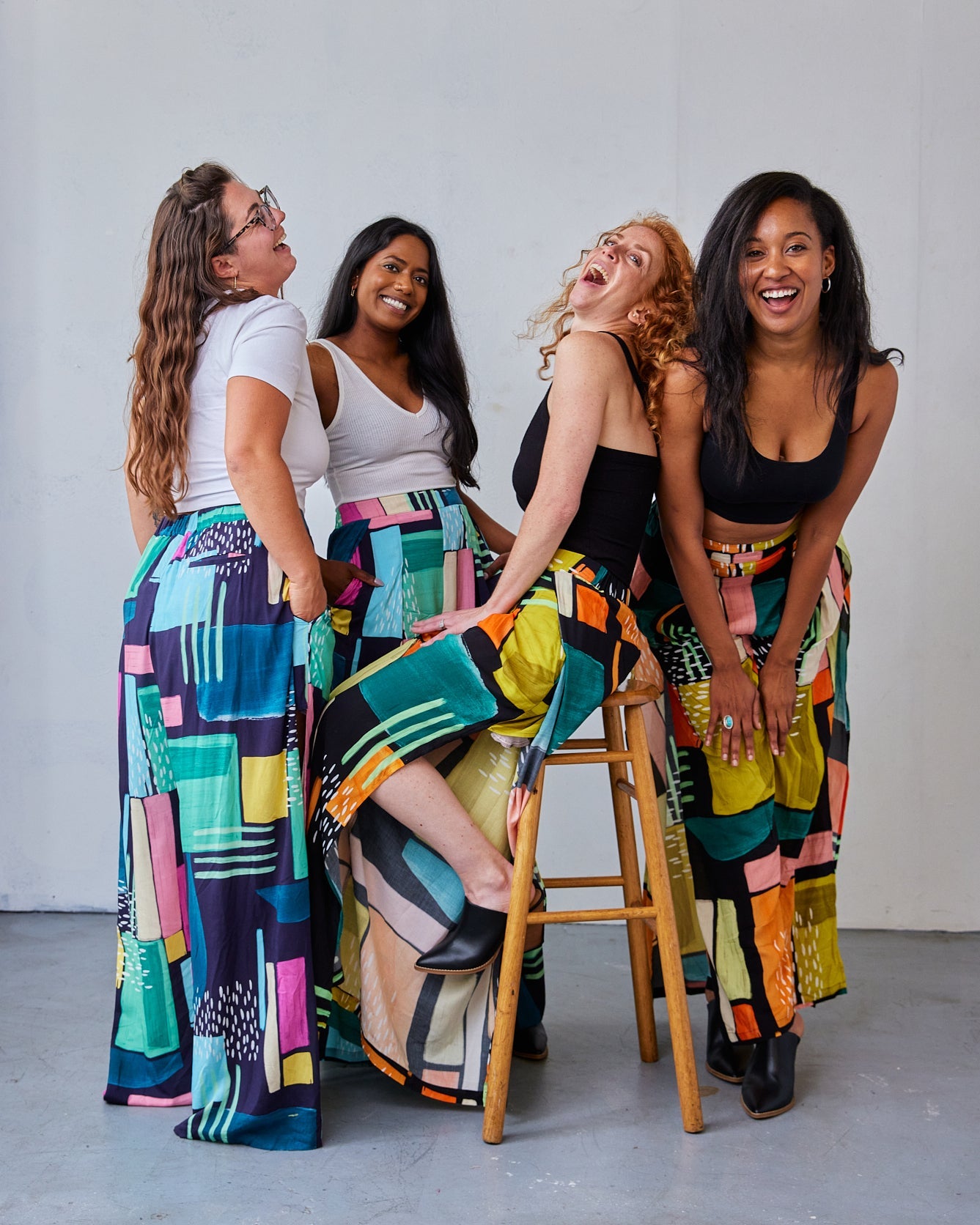 The Printed Sasha Pant - Small - | DEVAN GREGORI