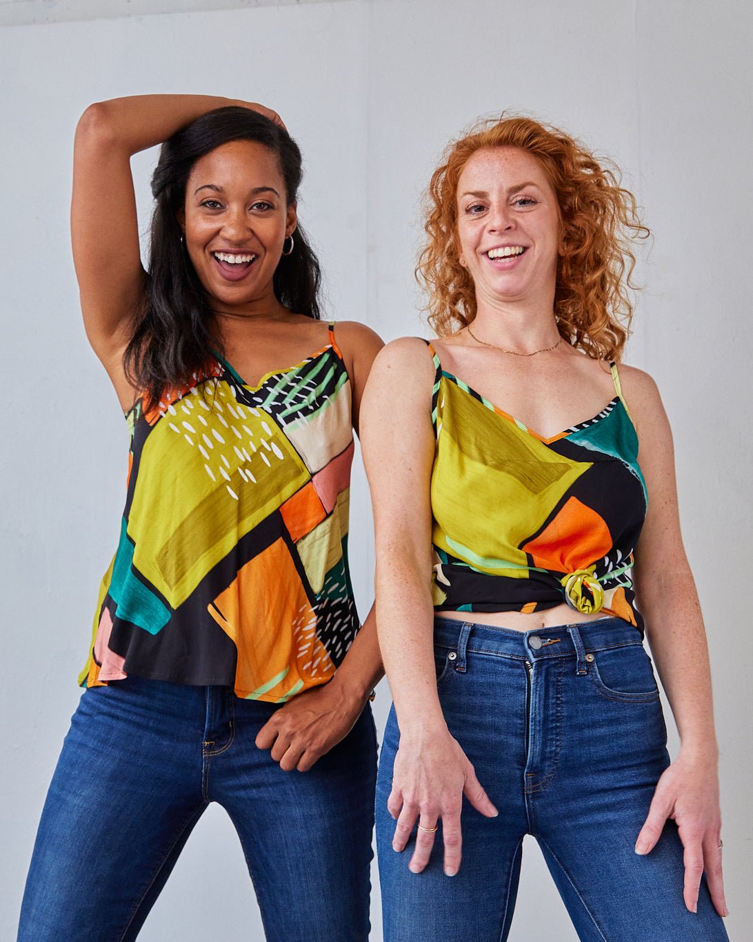 The Printed Valencia Tank - Extra Small - | DEVAN GREGORI