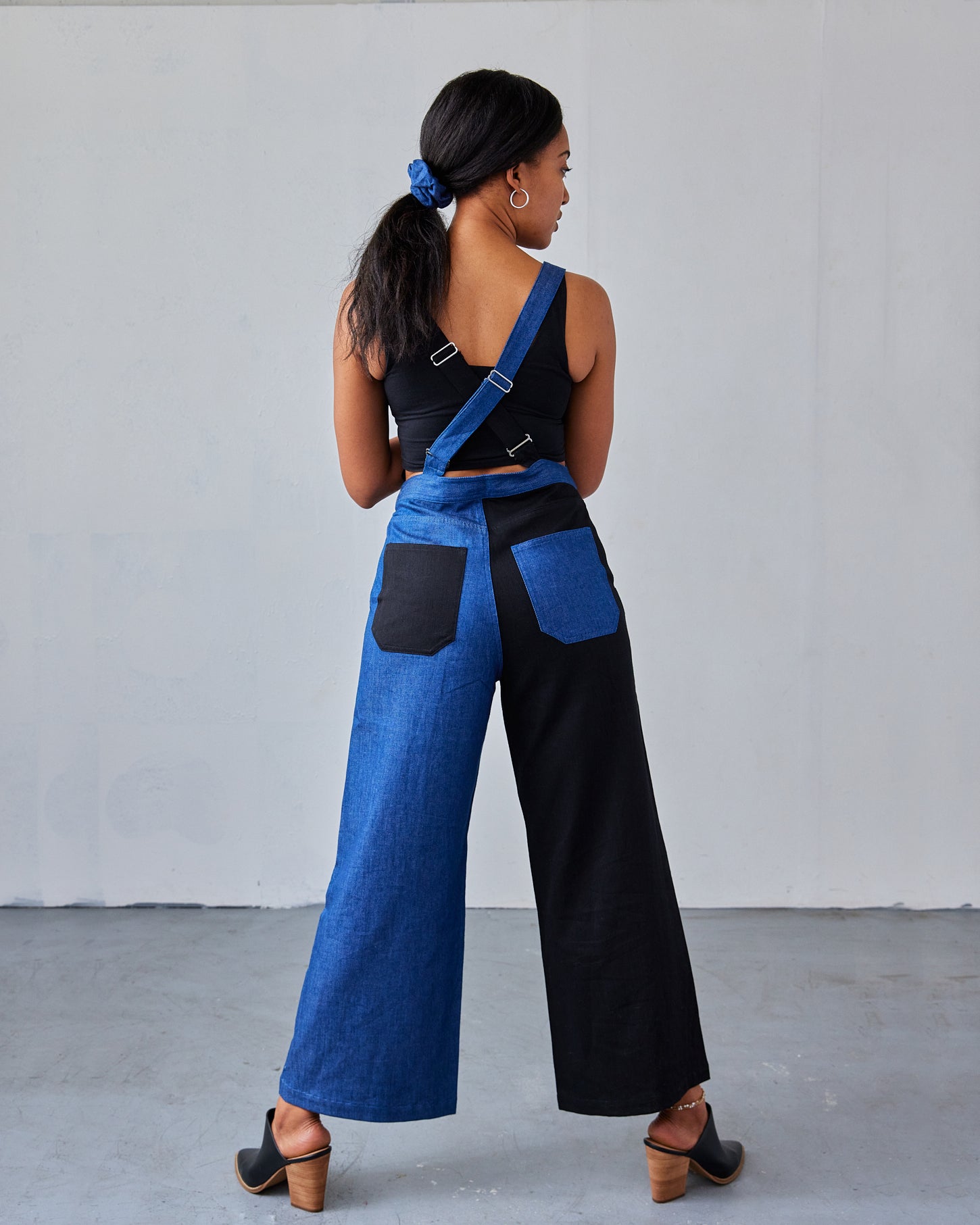 The Alex Overalls - Blue/Black - Extra Small | DEVAN GREGORI