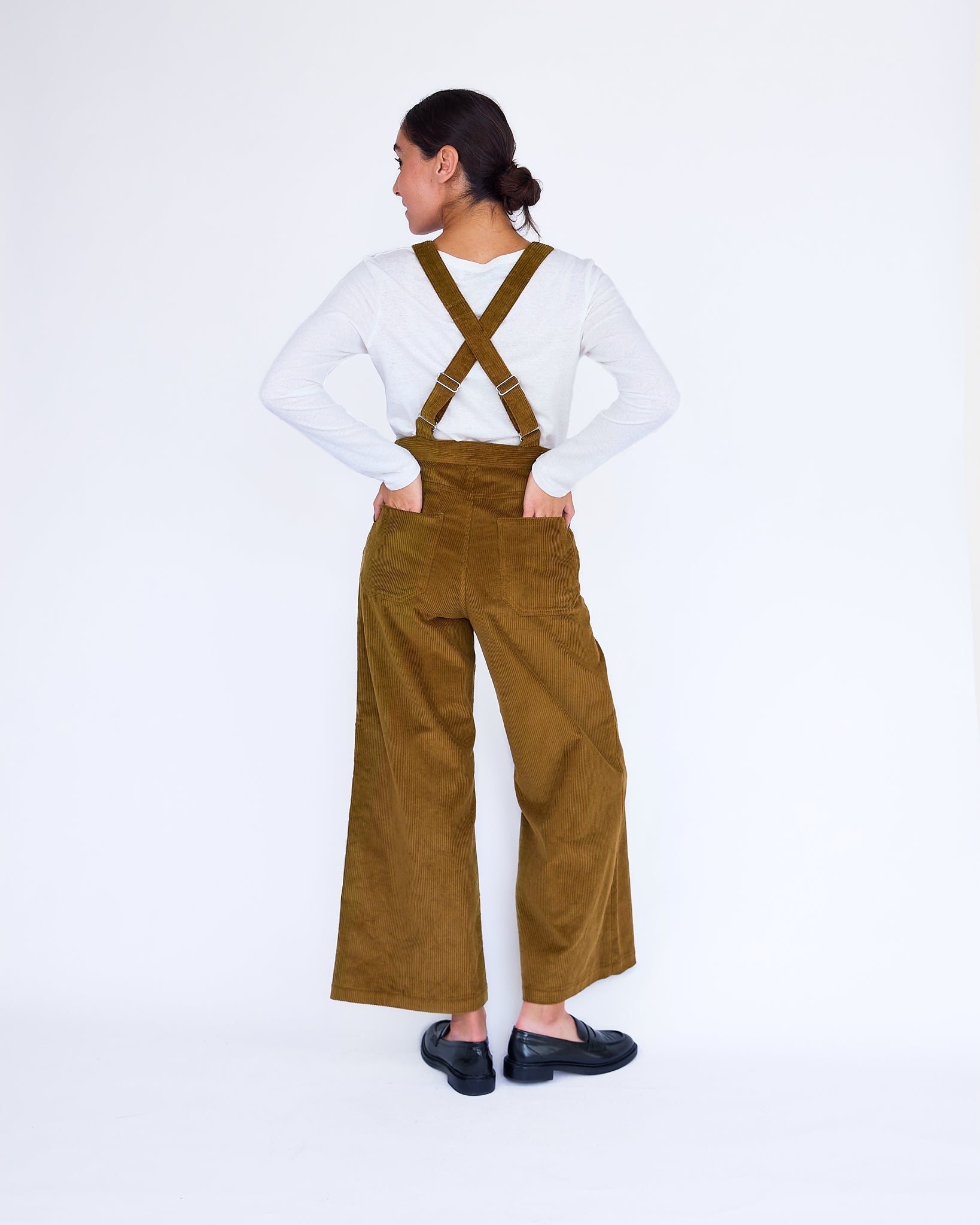 The Alex Overalls - Olive - XS | DEVAN GREGORI