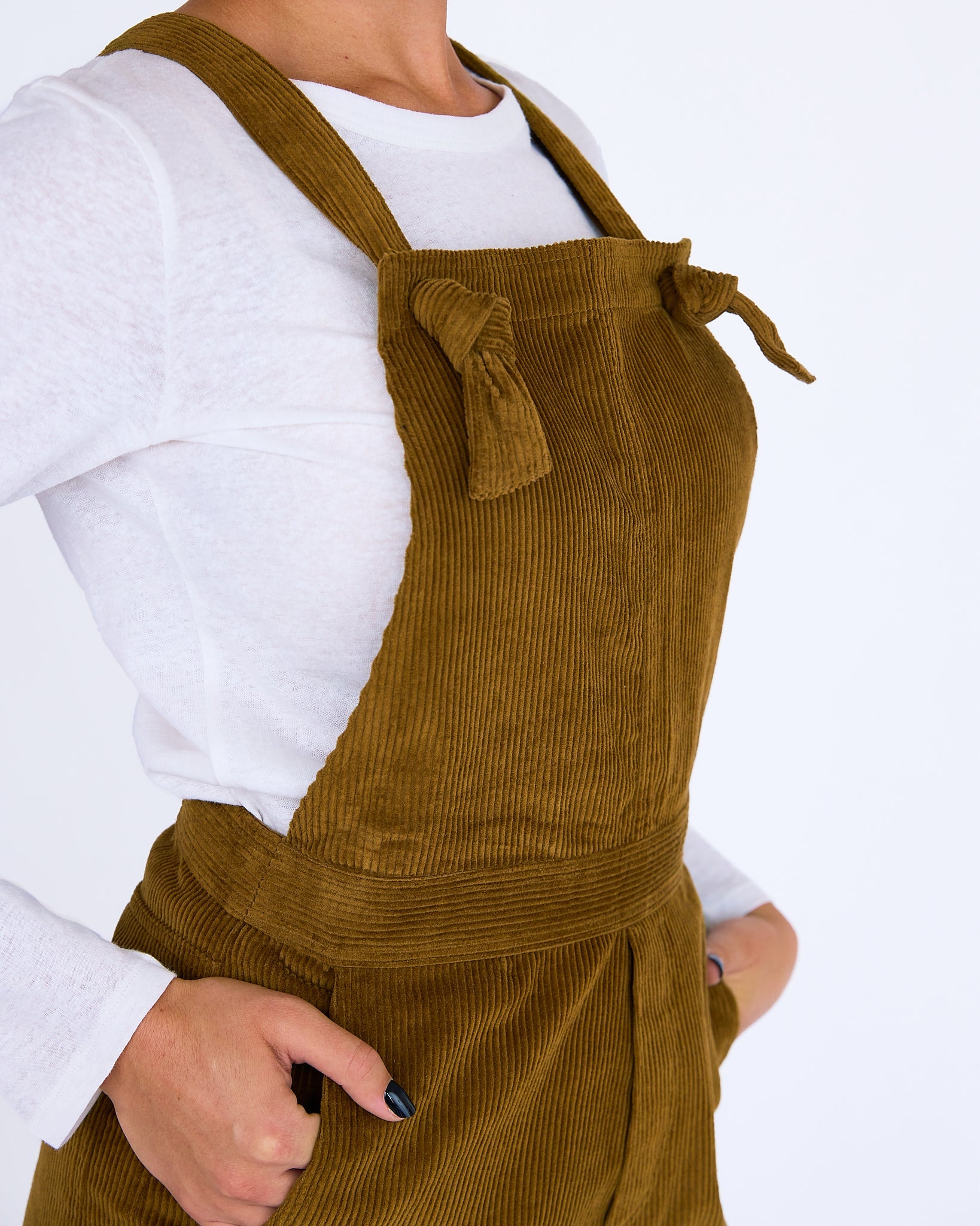 The Alex Overalls - Olive - XS | DEVAN GREGORI