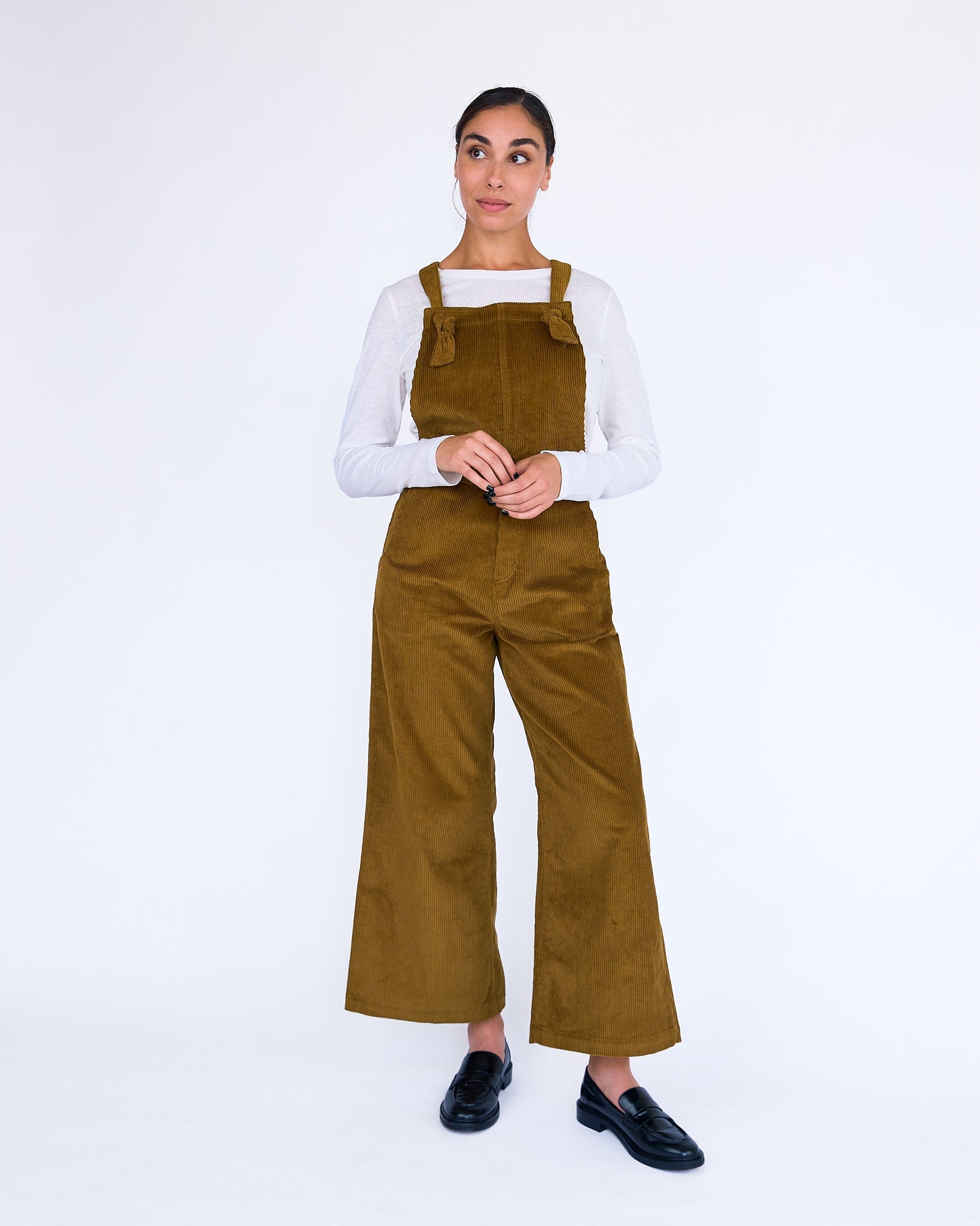 The Alex Overalls - Olive - XS | DEVAN GREGORI