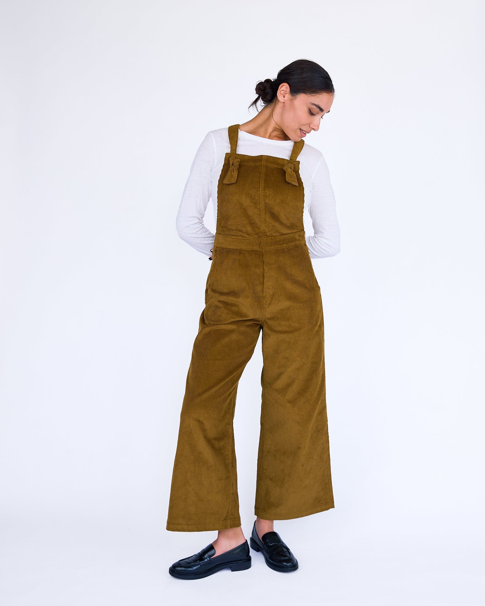 The Alex Overalls - Olive - XS | DEVAN GREGORI