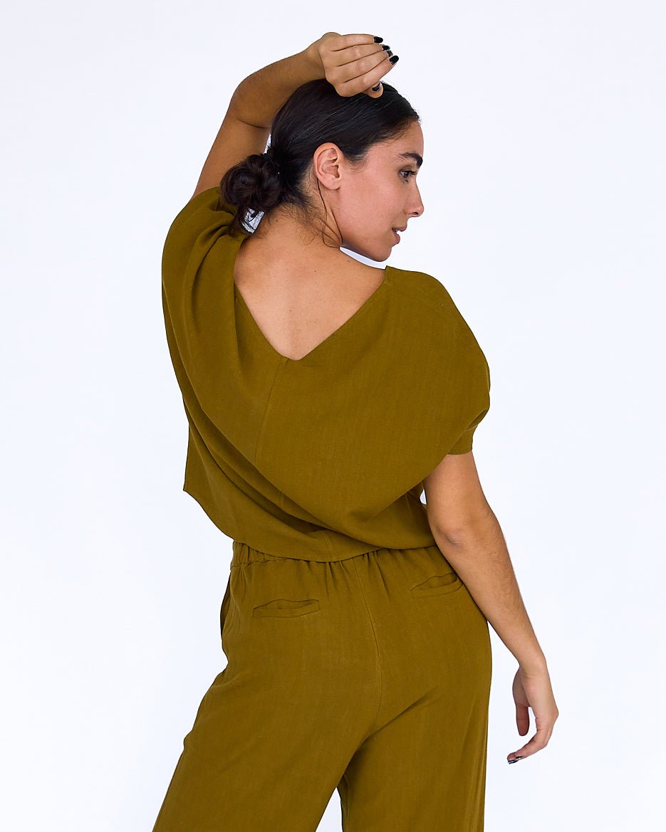 The Chloe Top - Avocado - XS | DEVAN GREGORI