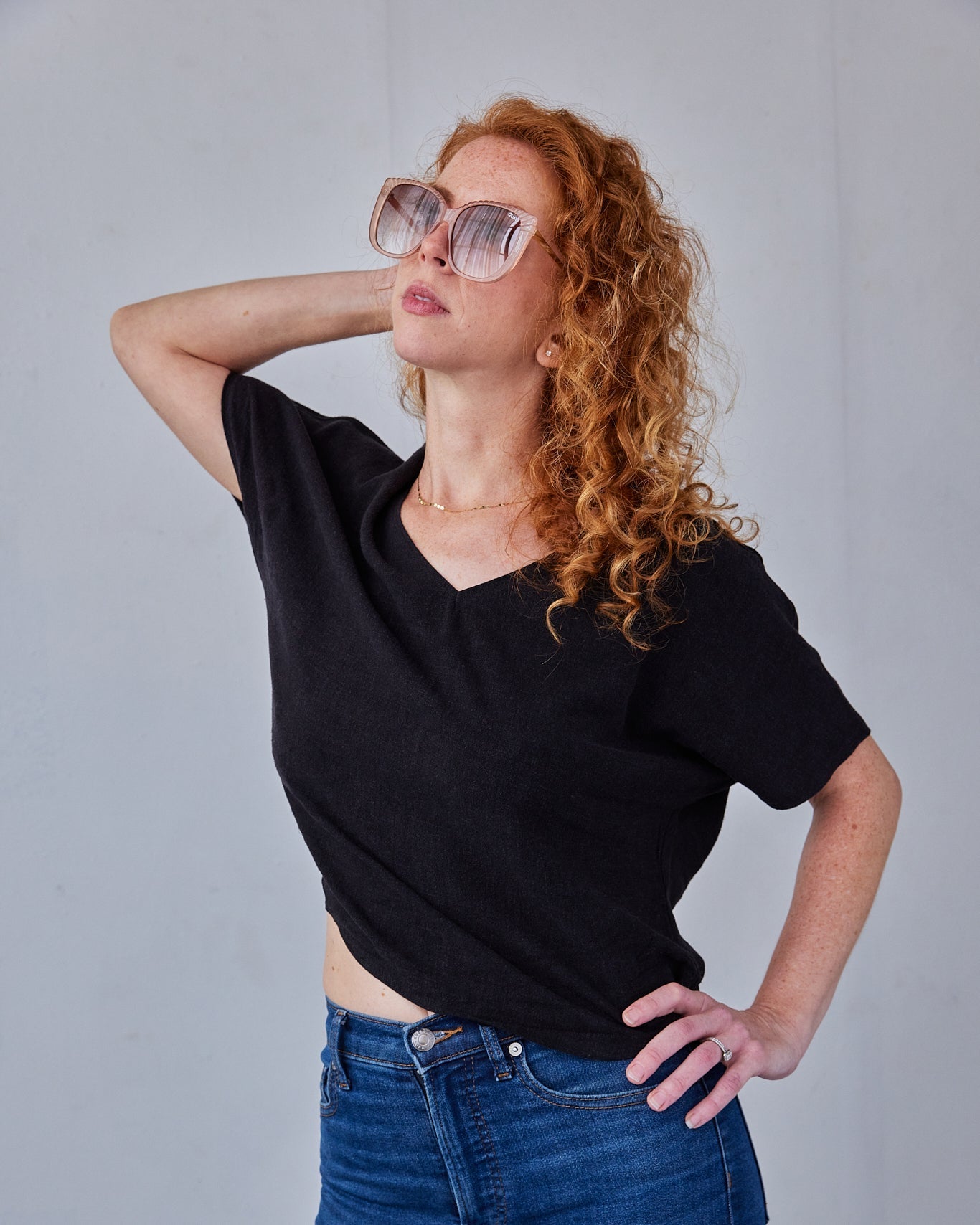 The Chloe Top - Black - Extra Small | DEVAN GREGORI