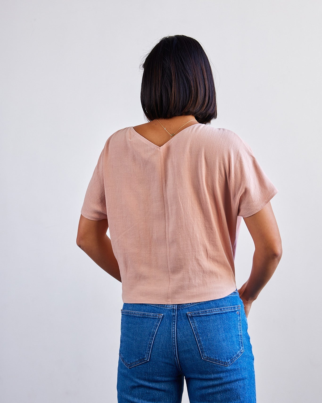 The Chloe Top - Pink Salt - Extra Small | DEVAN GREGORI