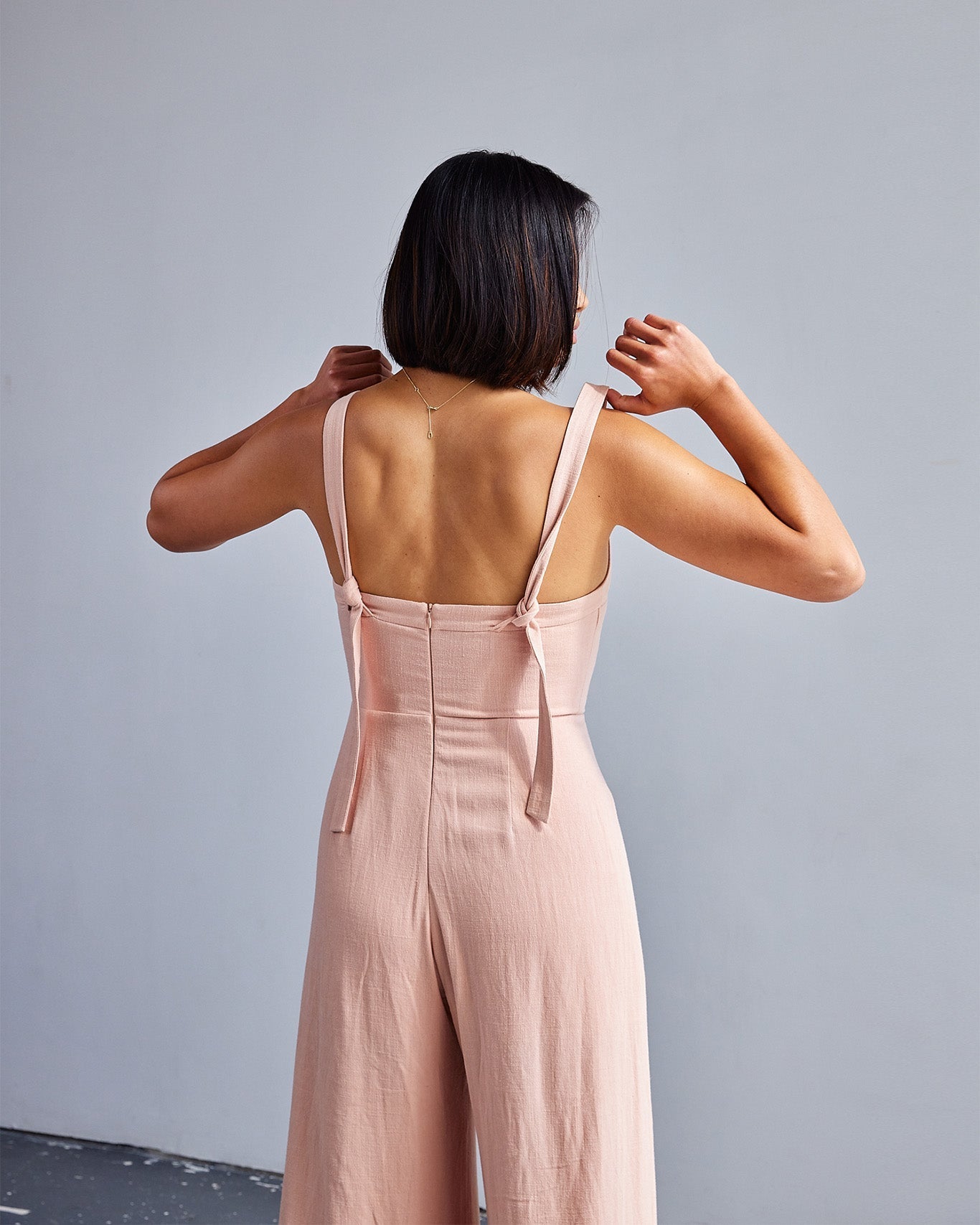 The Florence Jumpsuit - Pink Salt - Extra Small | DEVAN GREGORI