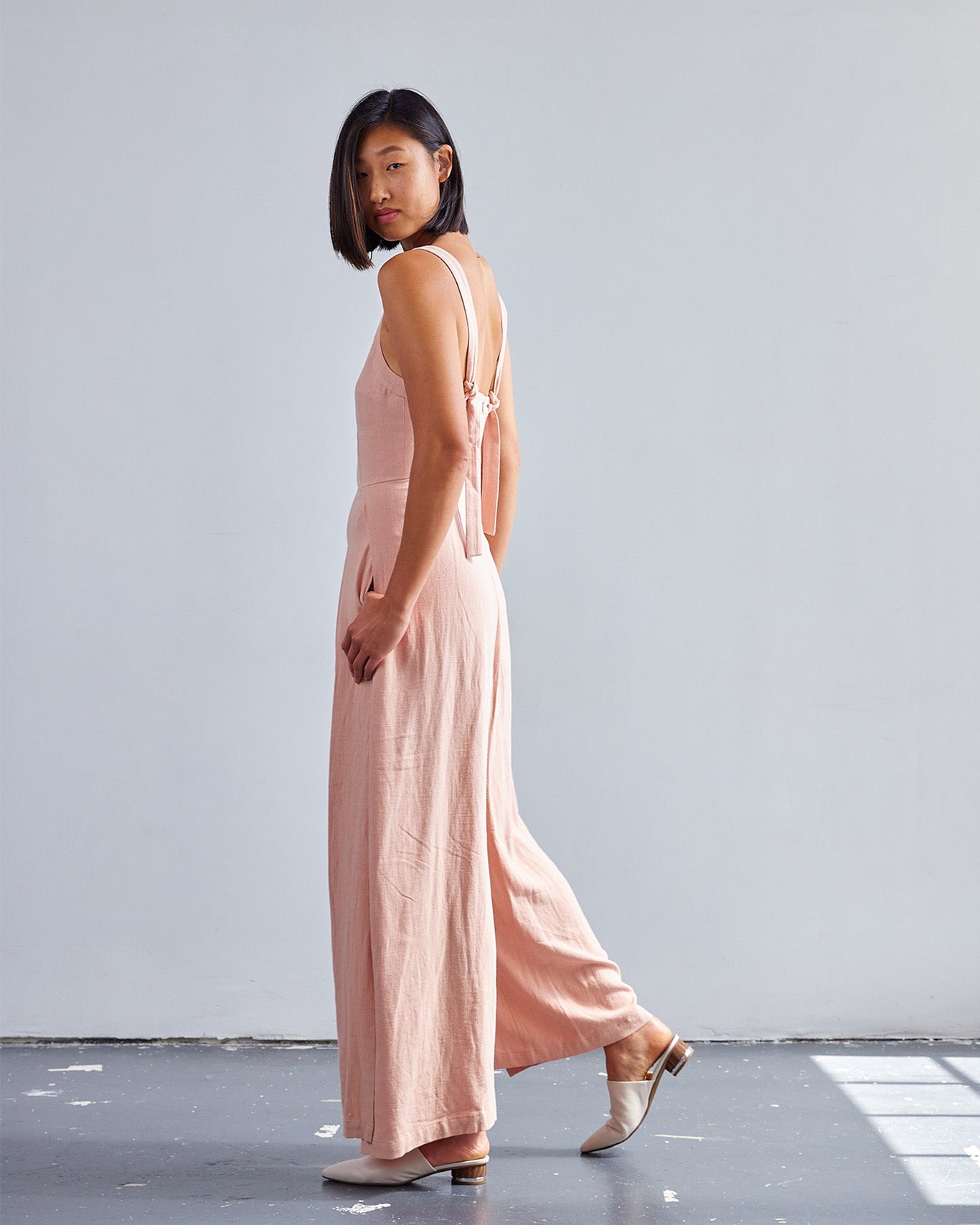 The Florence Jumpsuit - Pink Salt - Extra Small | DEVAN GREGORI