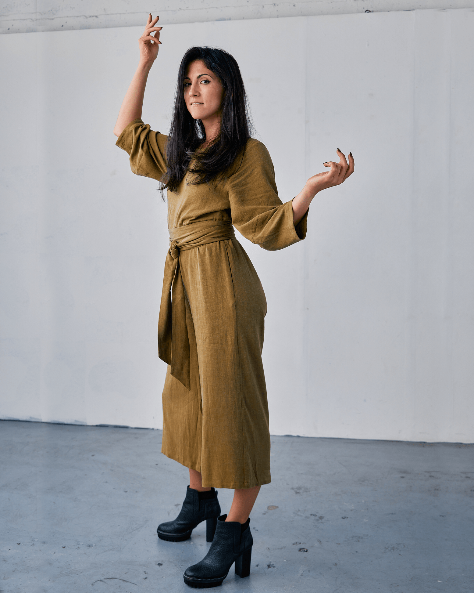 The Jill Jumpsuit - Avocado - Extra Small | DEVAN GREGORI