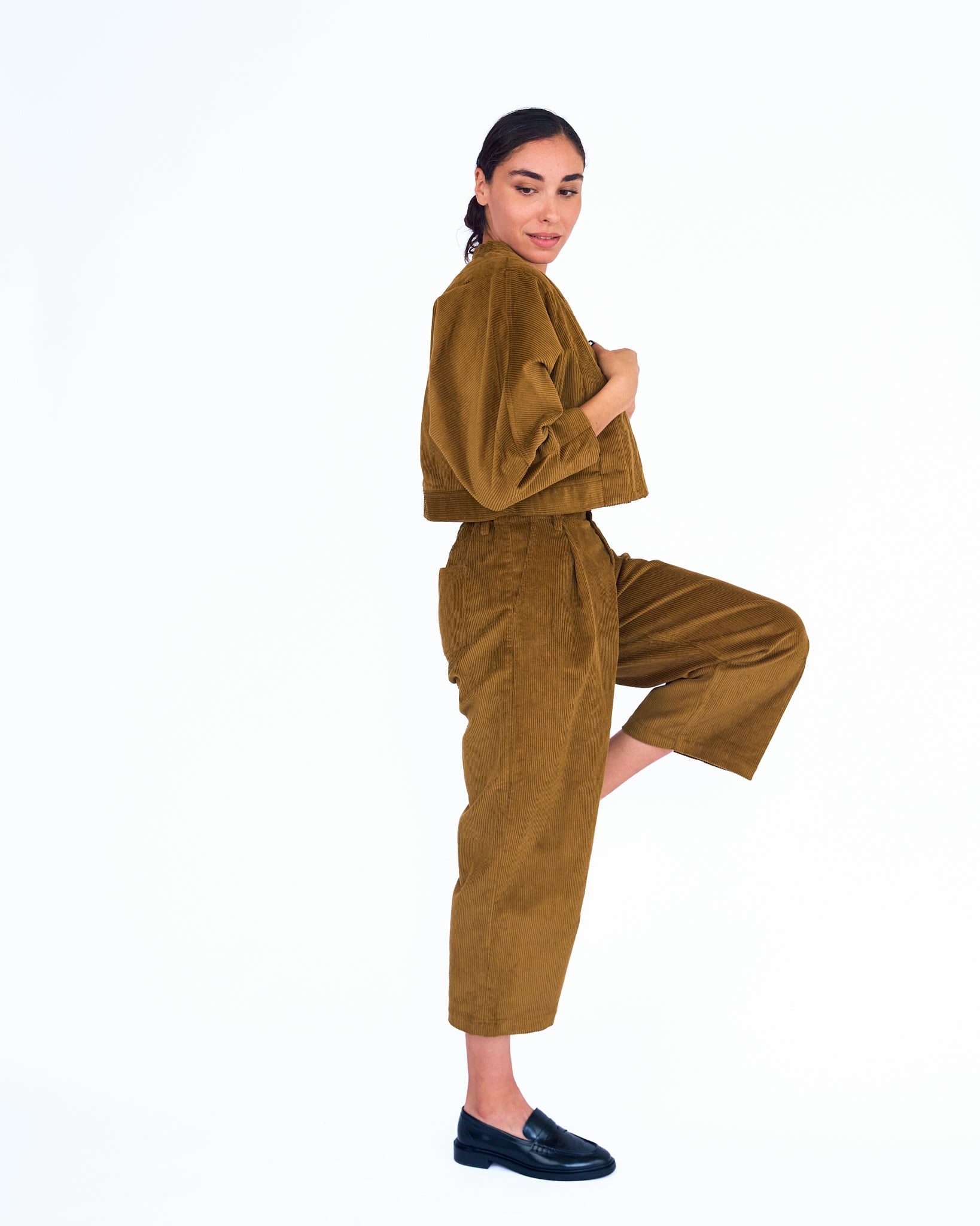 The Keiko Jacket - Olive - XS | DEVAN GREGORI