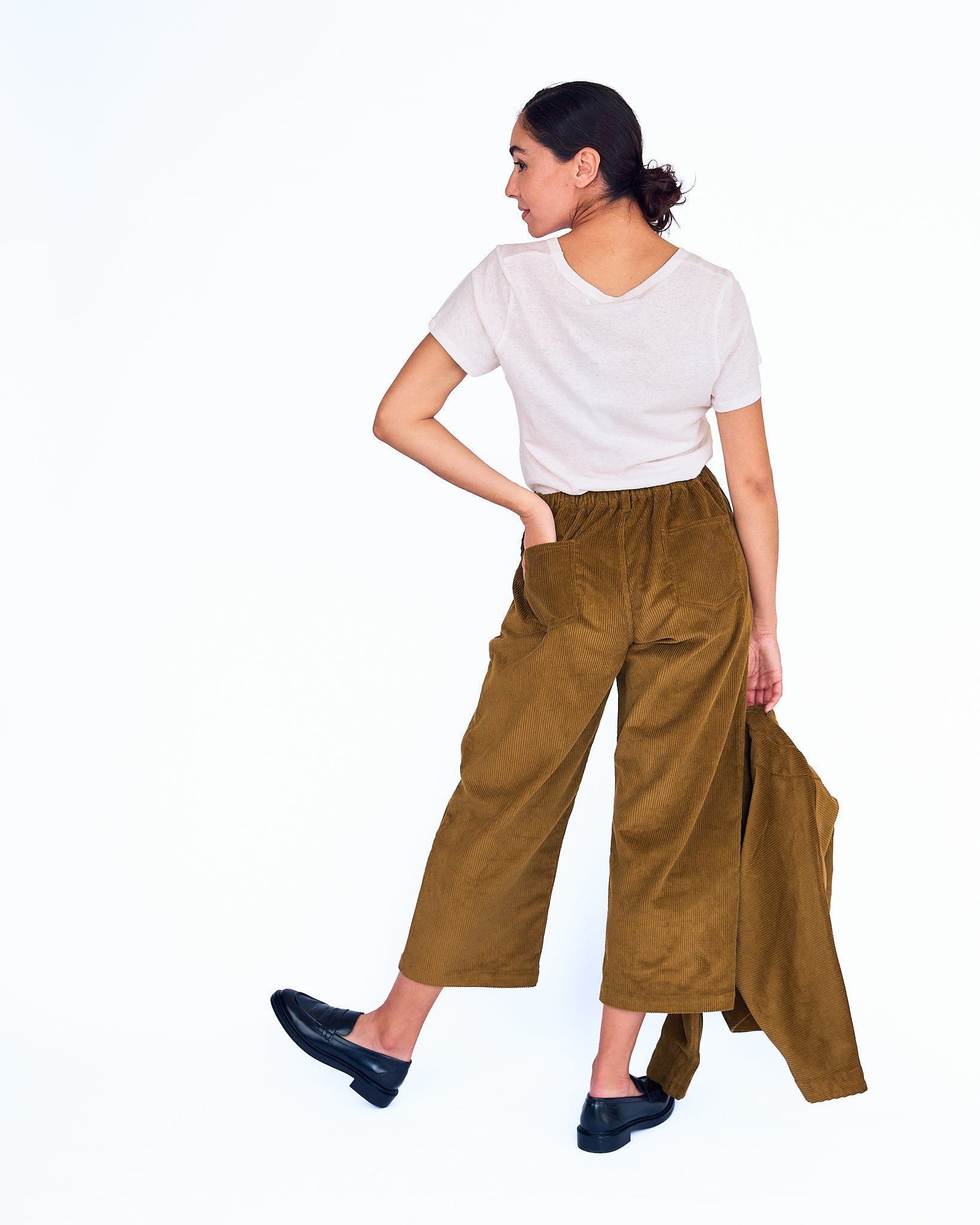 The Libby Pant - Olive - XS | DEVAN GREGORI