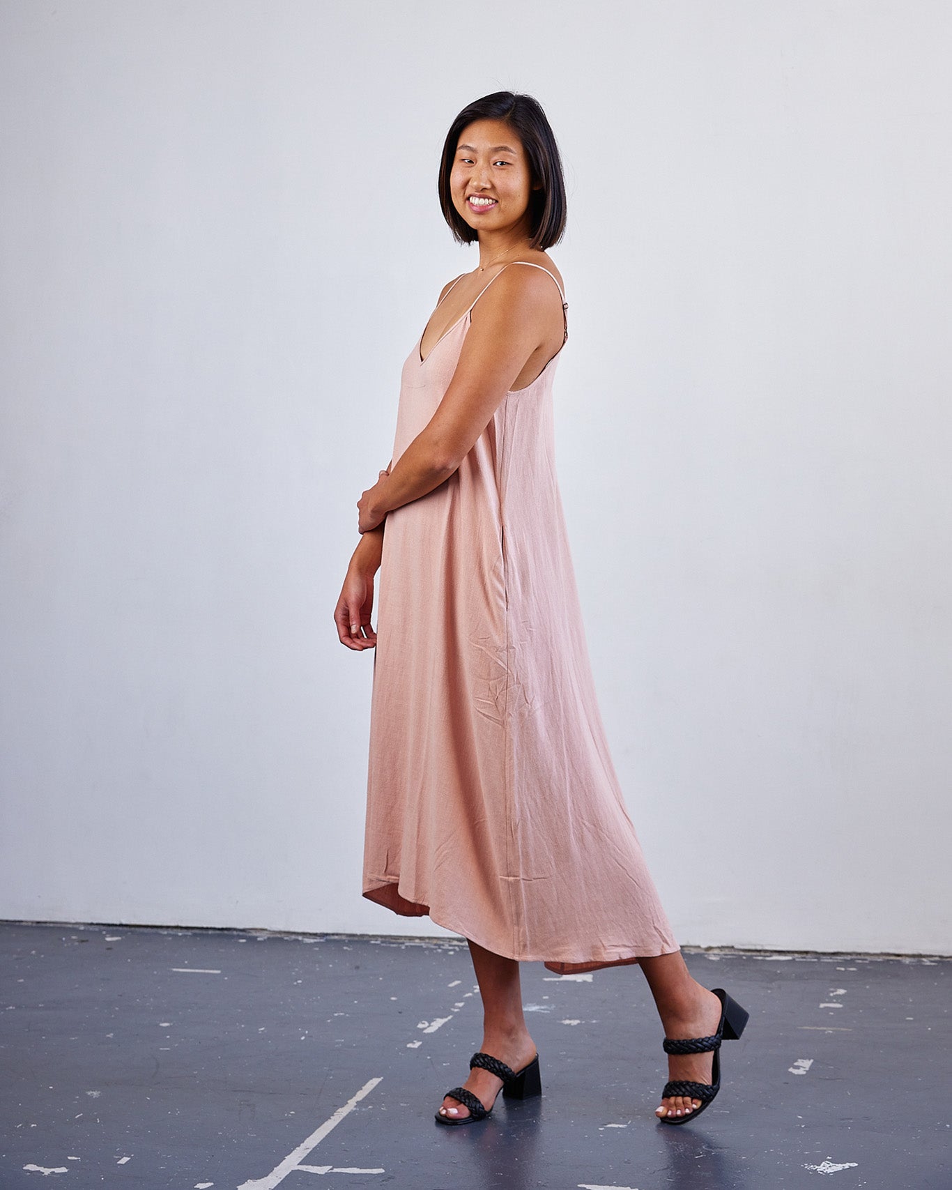 The Maeve Dress - Pink Salt - Extra Small | DEVAN GREGORI