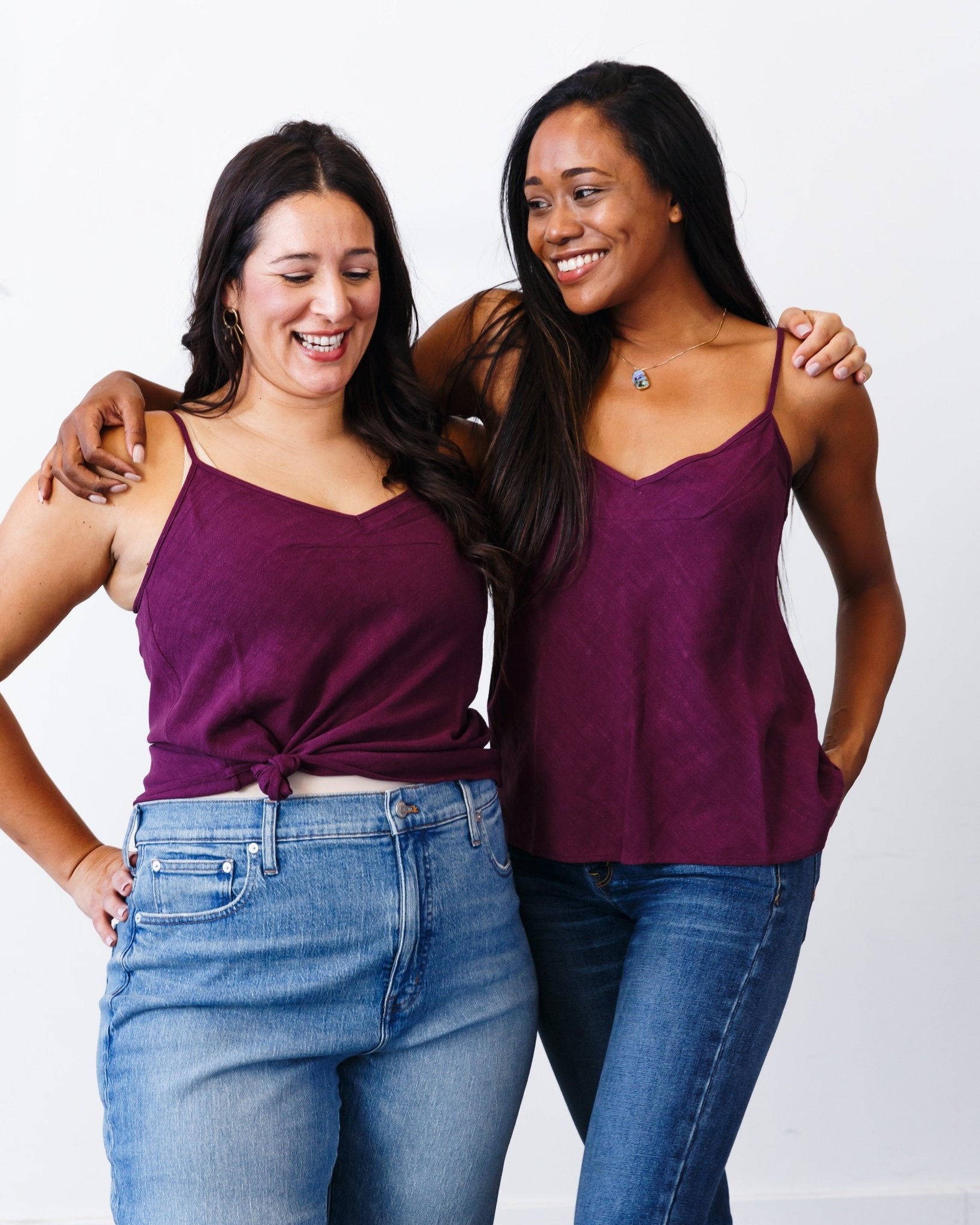 The Valencia Tank - Aubergine - Extra Small | DEVAN GREGORI