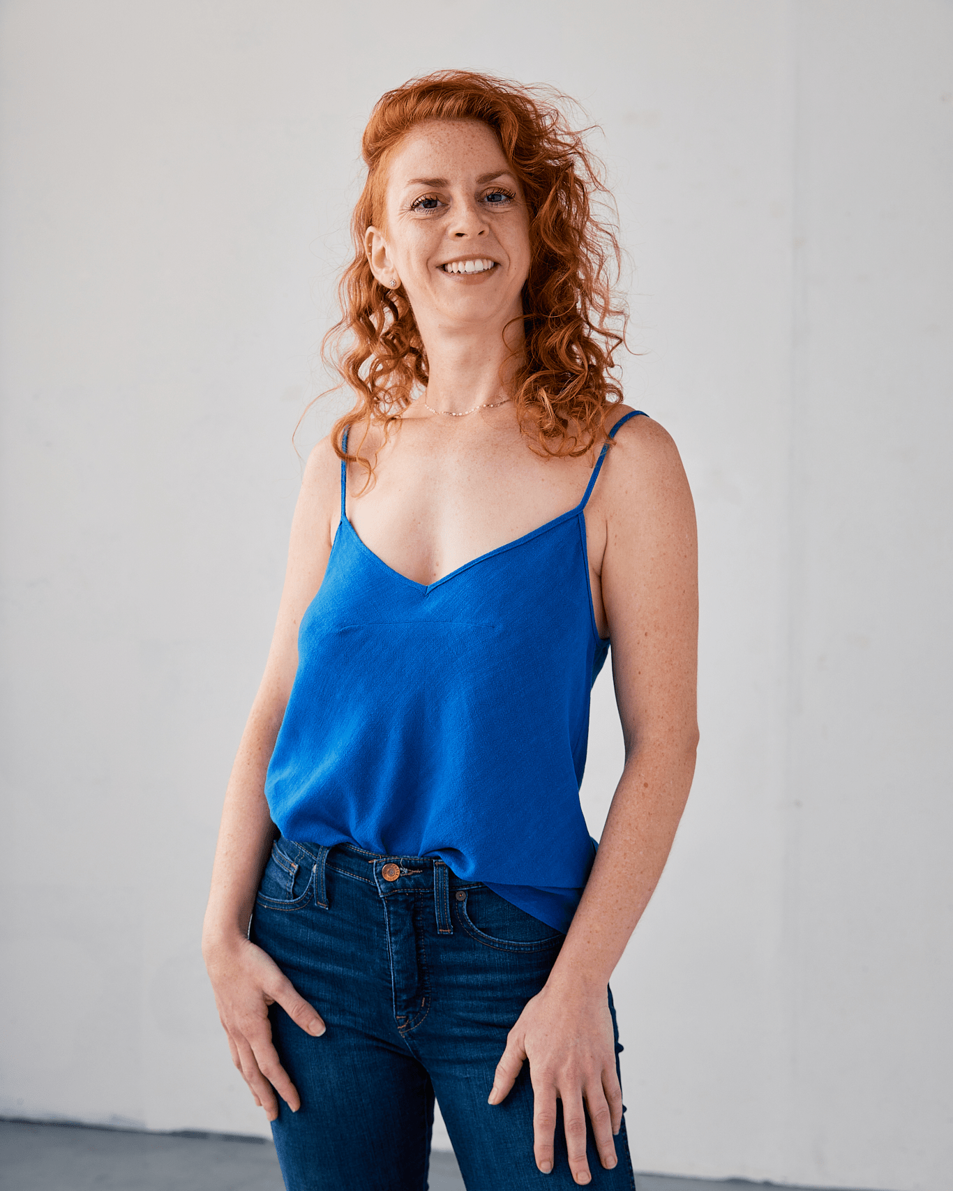 The Valencia Tank - Cobalt - Extra Small | DEVAN GREGORI