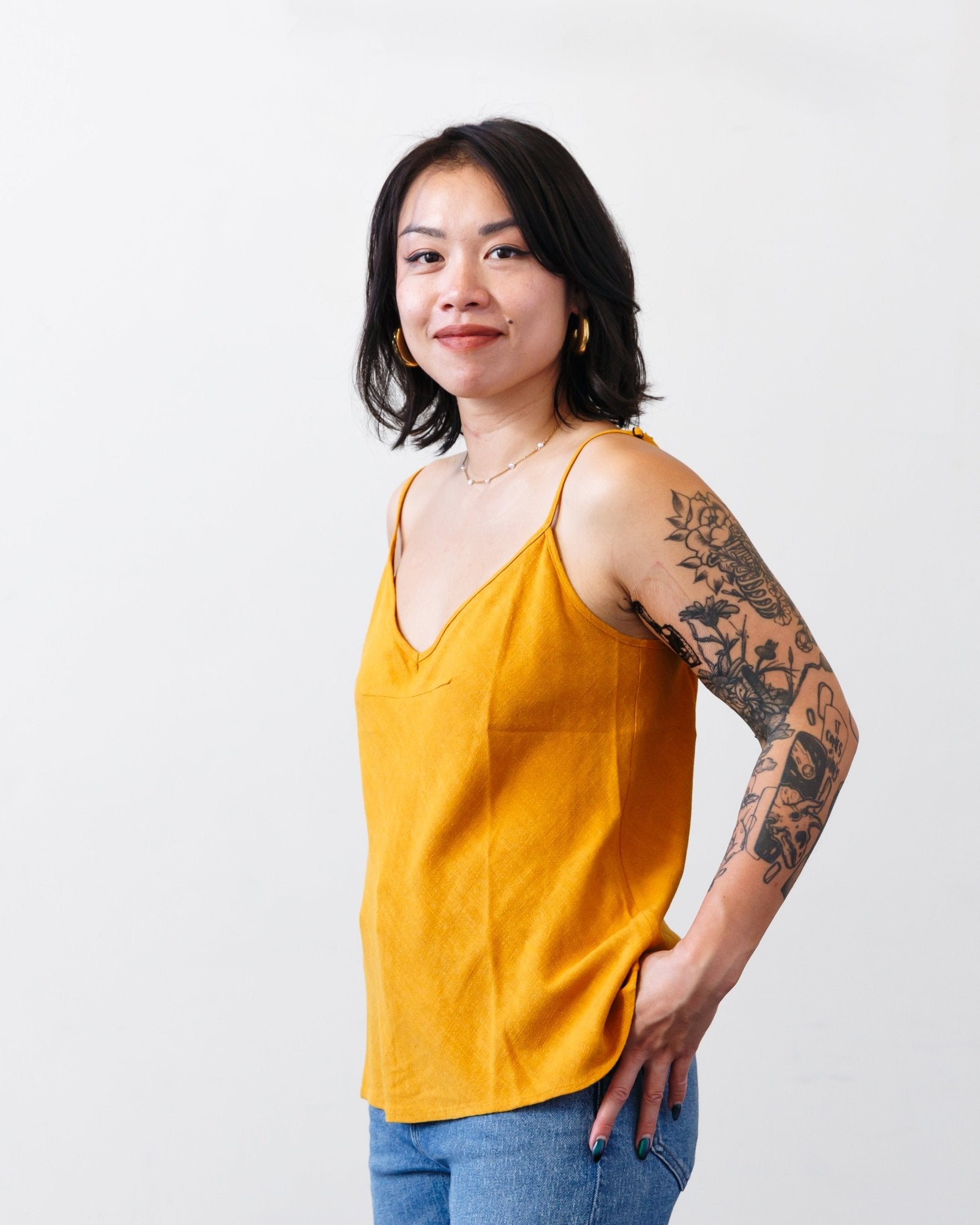 The Valencia Tank - Marigold - Extra Small | DEVAN GREGORI