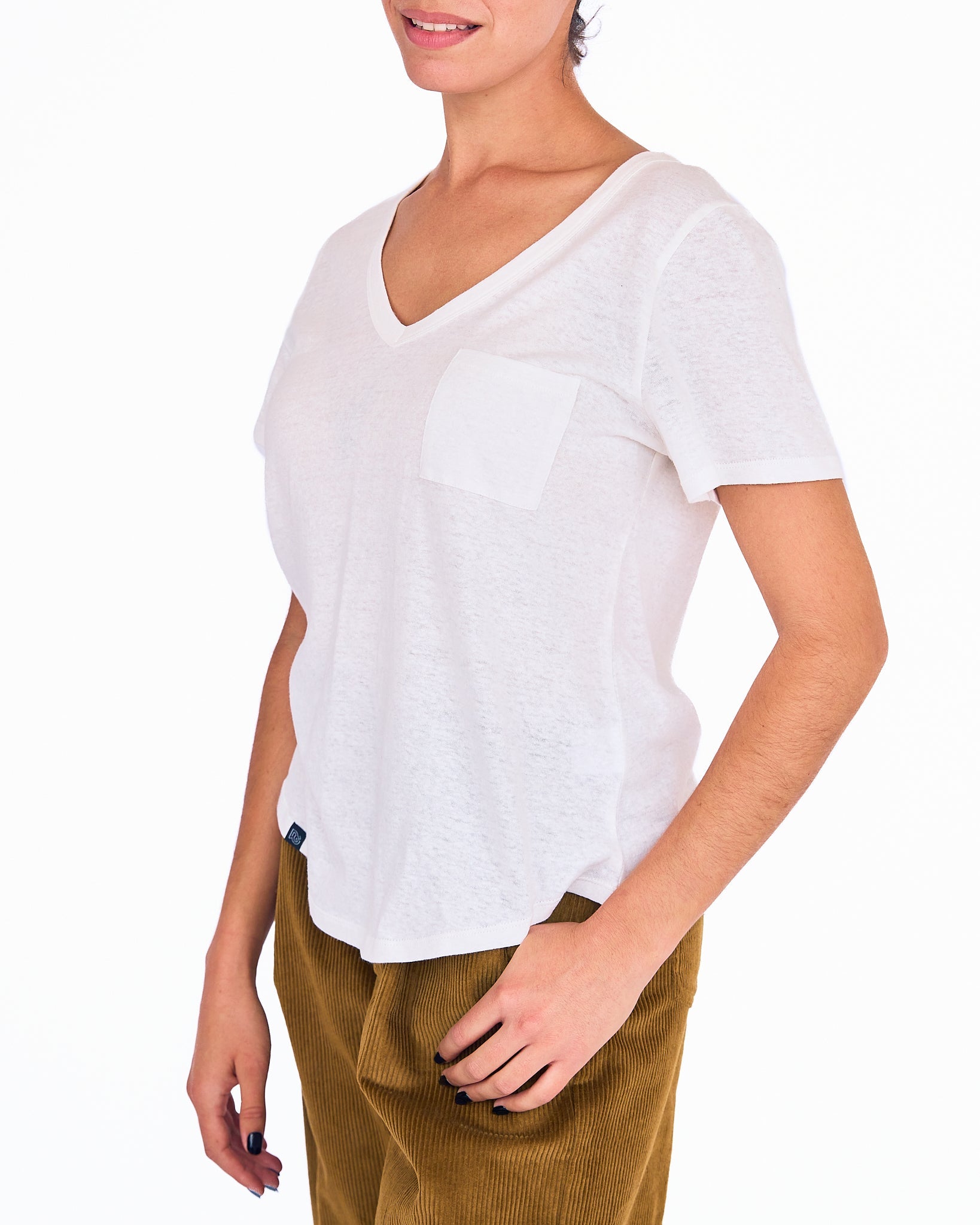 The Vera T-Shirt - Cream - XS | DEVAN GREGORI