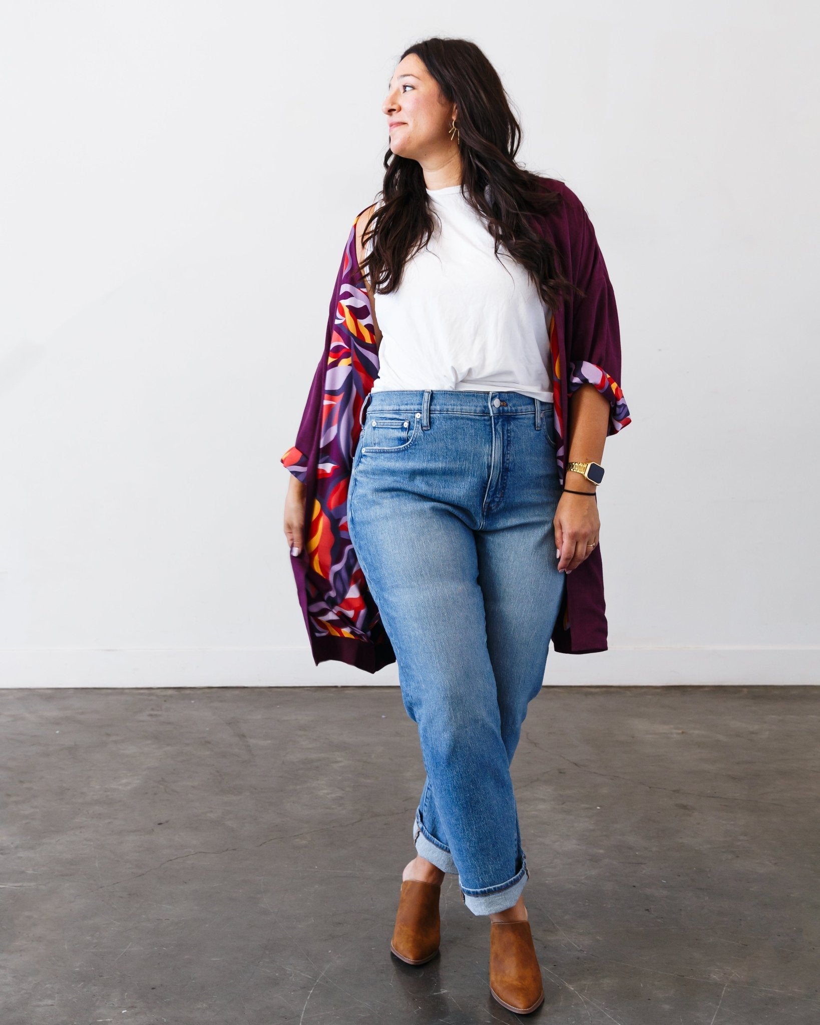 The Yuki Jacket - Aubergine/Jewel - Extra Small | DEVAN GREGORI