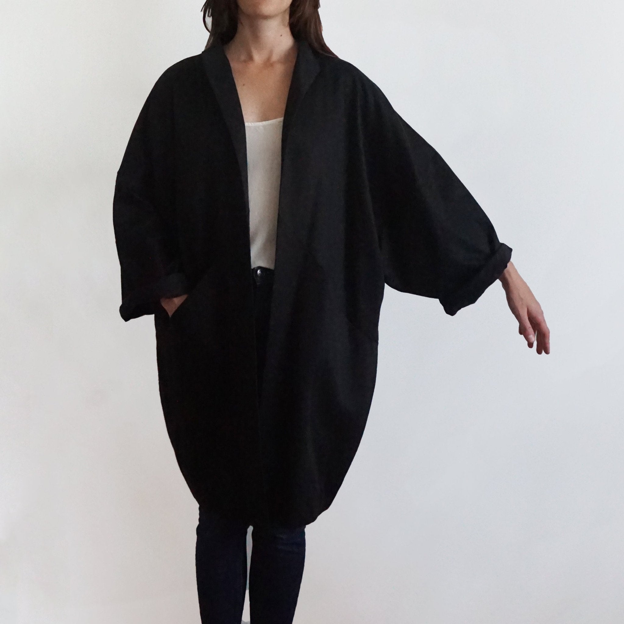 Yuki Jacket, Black - Black - Small | DEVAN GREGORI