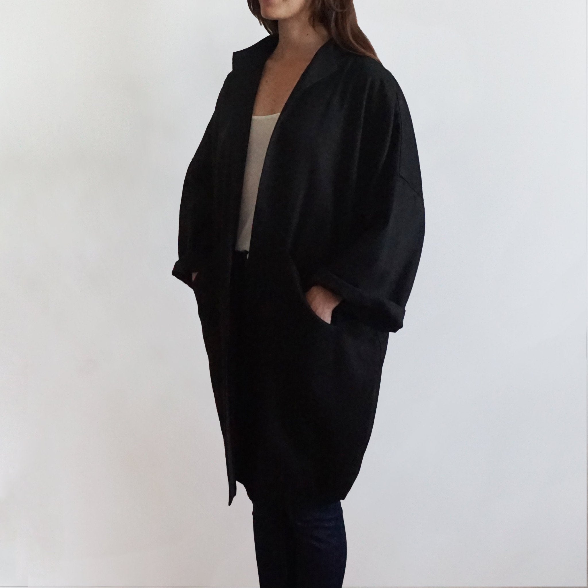 Yuki Jacket, Black - Black - Small | DEVAN GREGORI