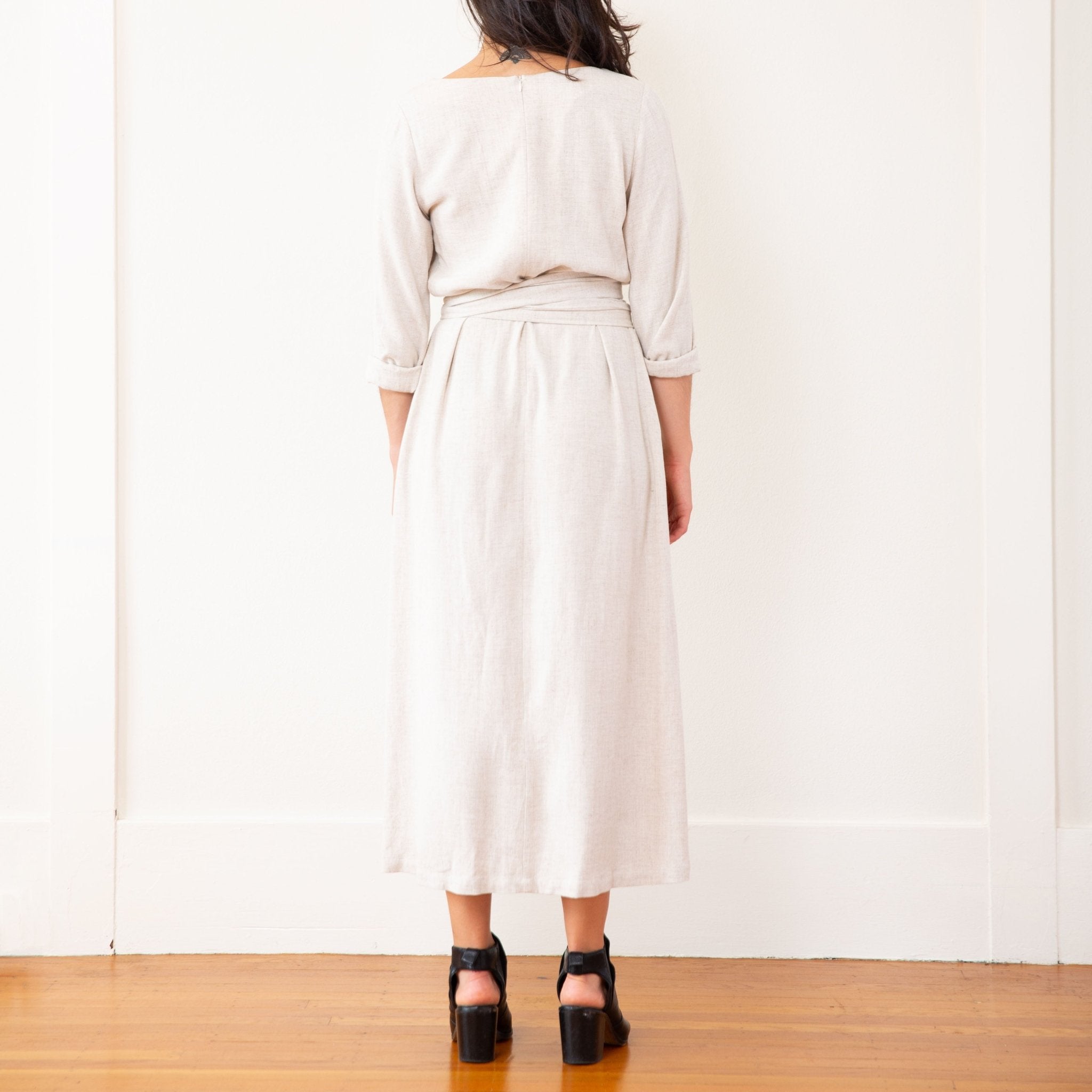 Sophia Dress, Natural - Small - | DEVAN GREGORI