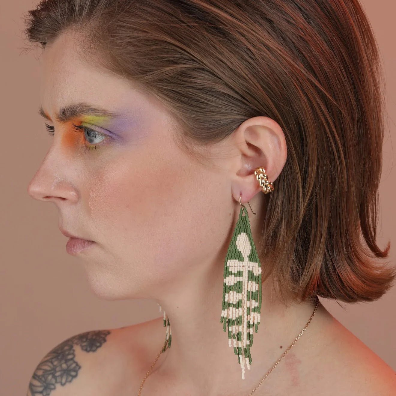 The Braided Ear Cuff - Bronze - | Take Shape Studio