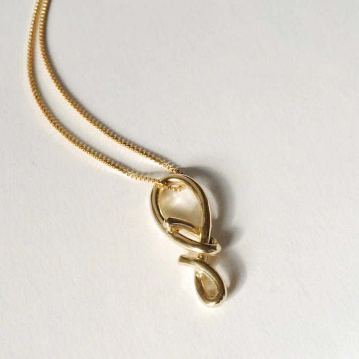 The Charm Loop Necklace - Bronze - | Take Shape Studio