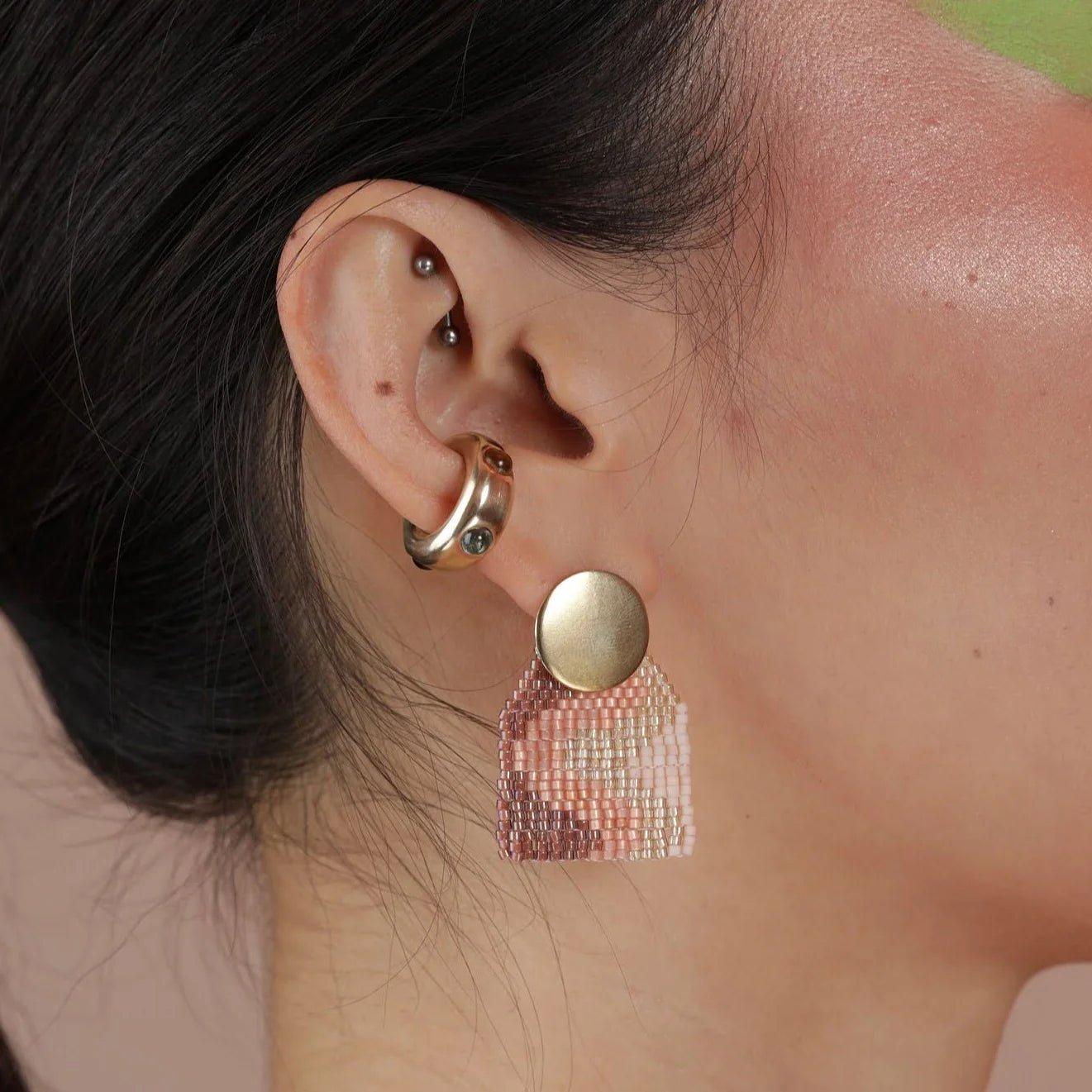The Confetti Ear Cuff - Bronze - Primaries | Take Shape Studio