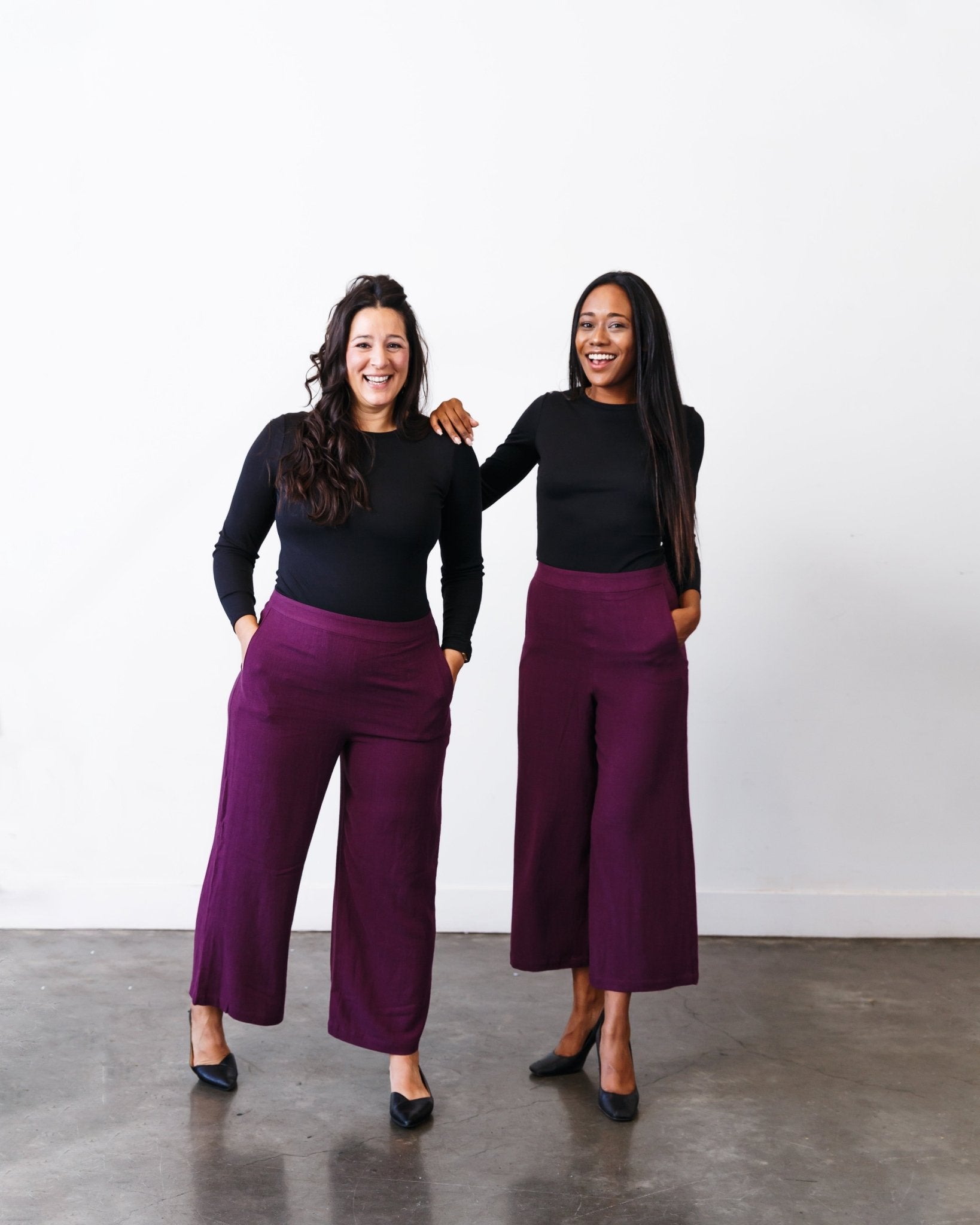 Wide leg tuxedo pants sale