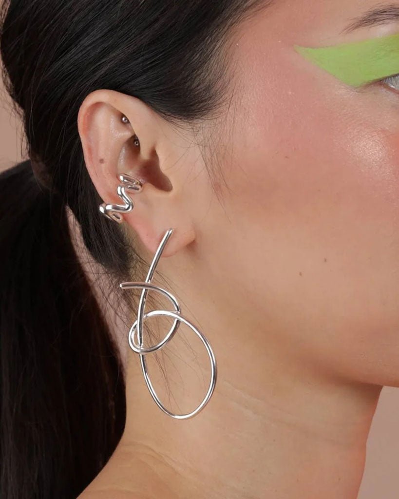 The Large Loop Earrings - Bronze - | Take Shape Studio