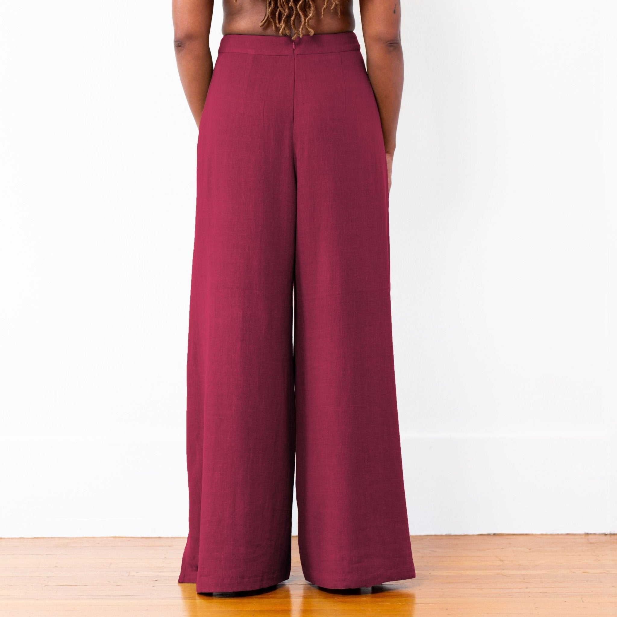 The OG Sasha Pant - Small - Bordeaux | DEVAN GREGORI