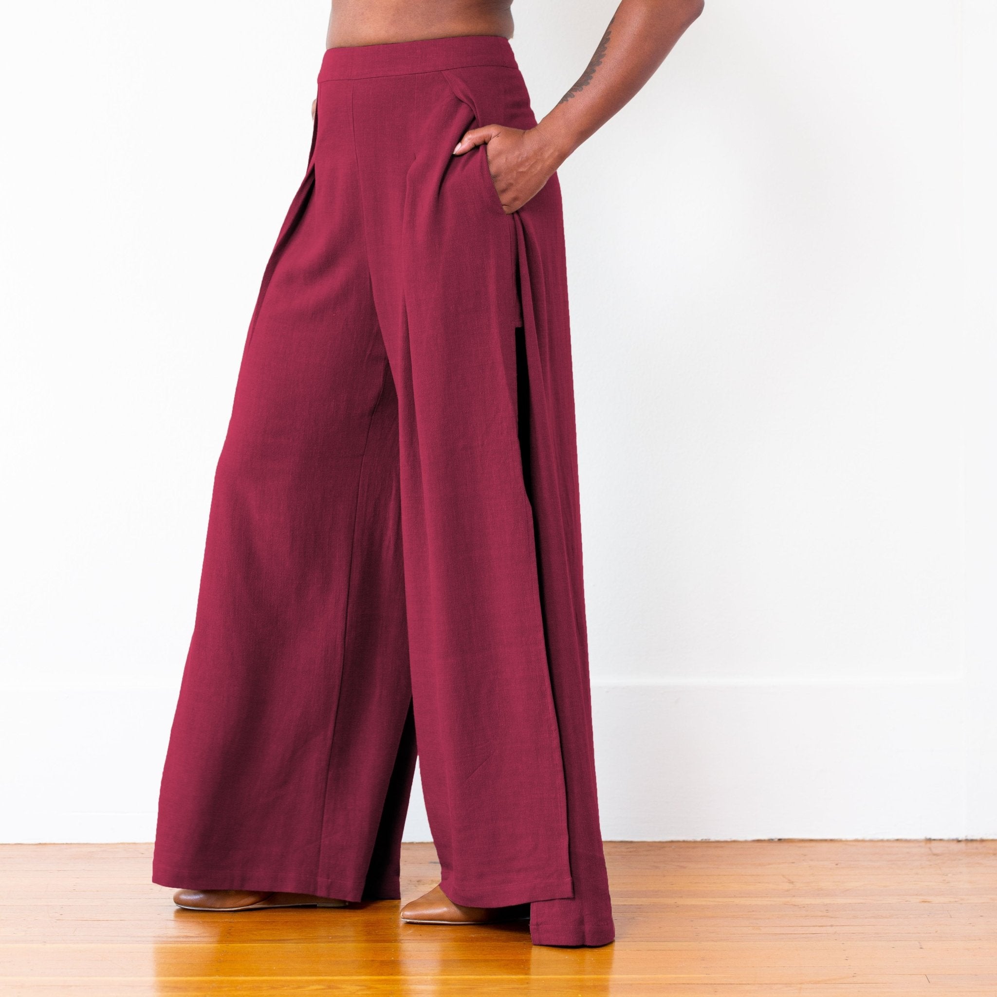 The OG Sasha Pant - Small - Bordeaux | DEVAN GREGORI