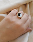 The Signet Ring - Ying Yang - Bronze | Take Shape Studio
