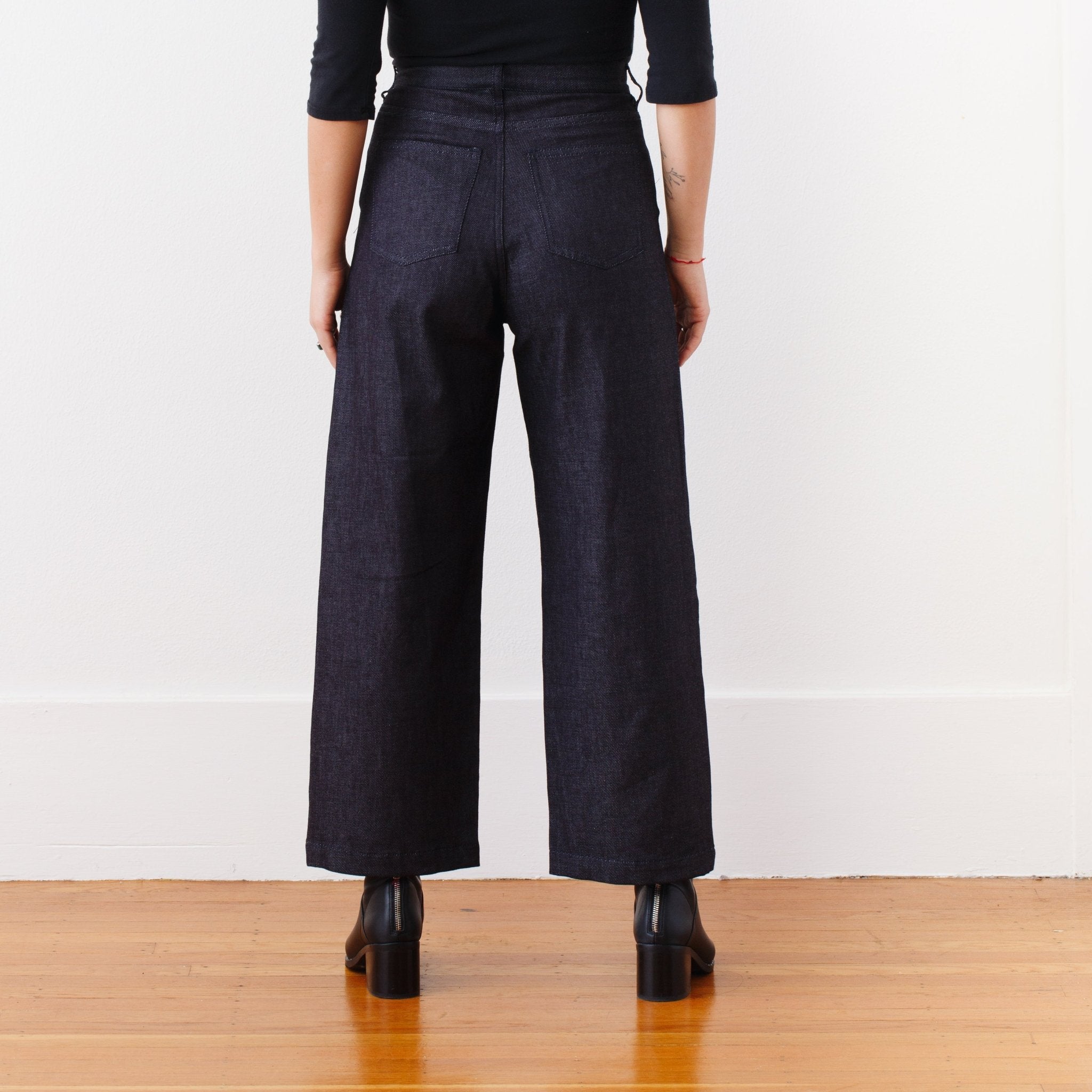 The Solid Stevie Pant - Small - Indigo | DEVAN GREGORI